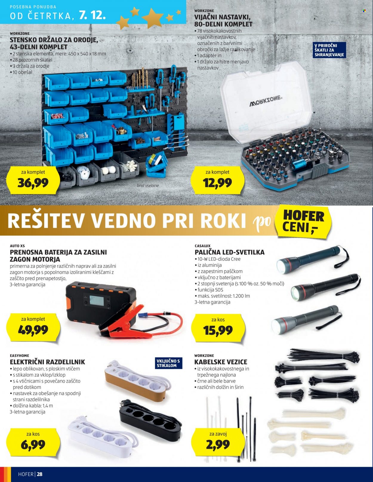 Hofer katalog - 30.11.2023 - 9.12.2023. Stran 28