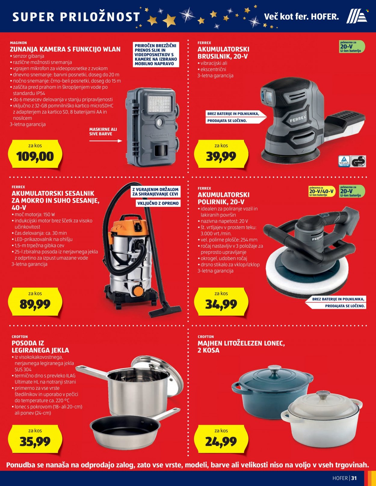 Hofer katalog - 30.11.2023 - 9.12.2023. Stran 31