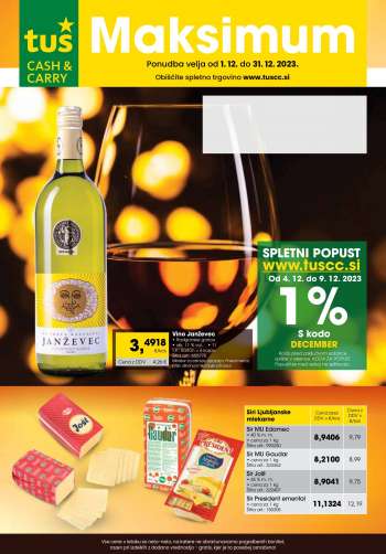 Tuš Cash & Carry katalog - 1.12.2023 - 31.12.2023.