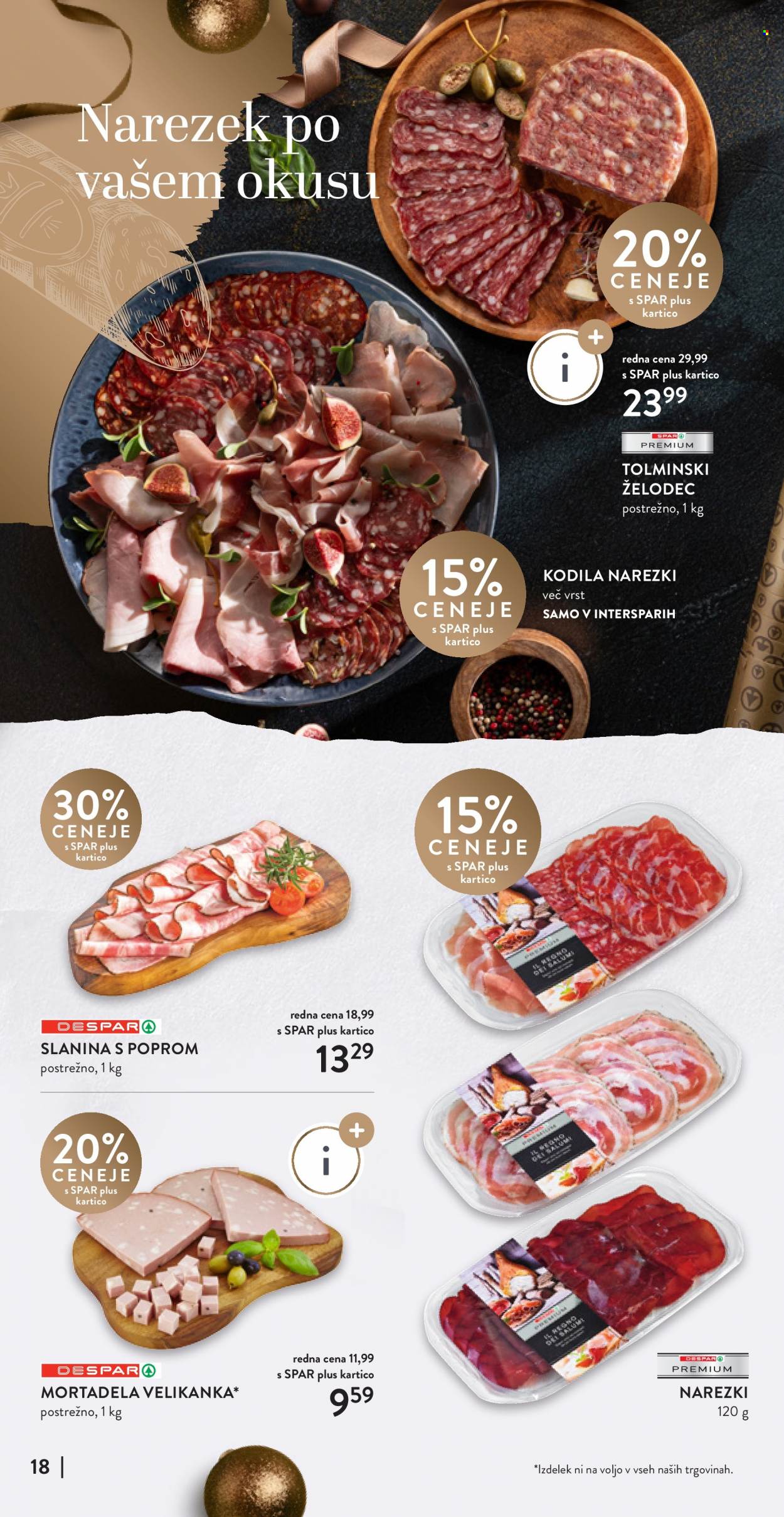 SPAR katalog - 6.12.2023 - 30.12.2023. Stran 18
