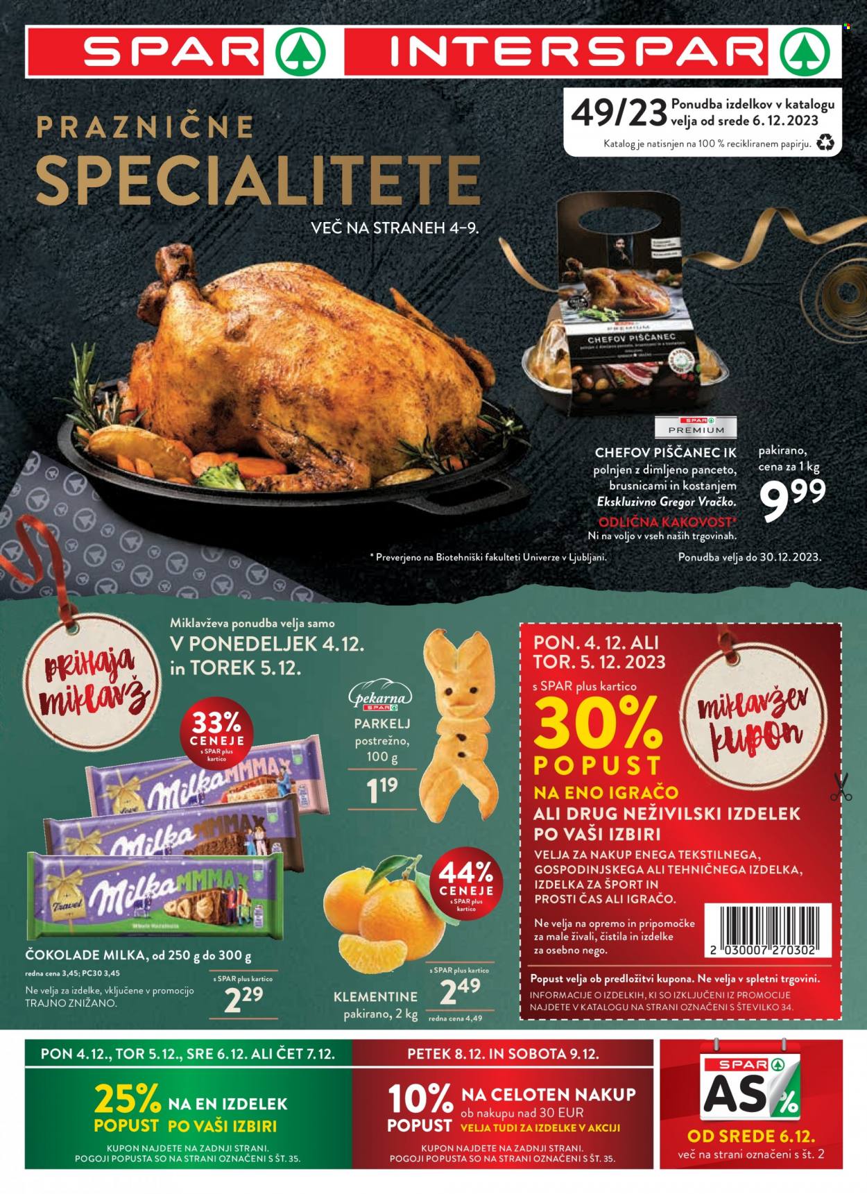 SPAR katalog - 6.12.2023 - 30.12.2023. Stran 1