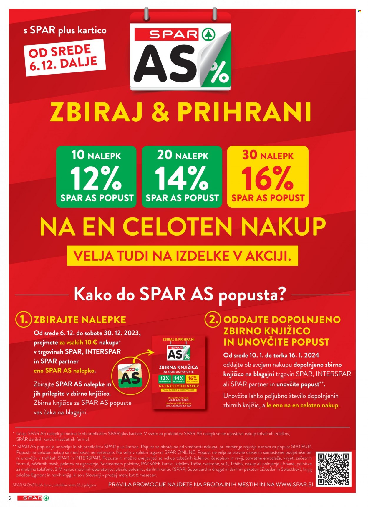 SPAR katalog - 6.12.2023 - 30.12.2023. Stran 2