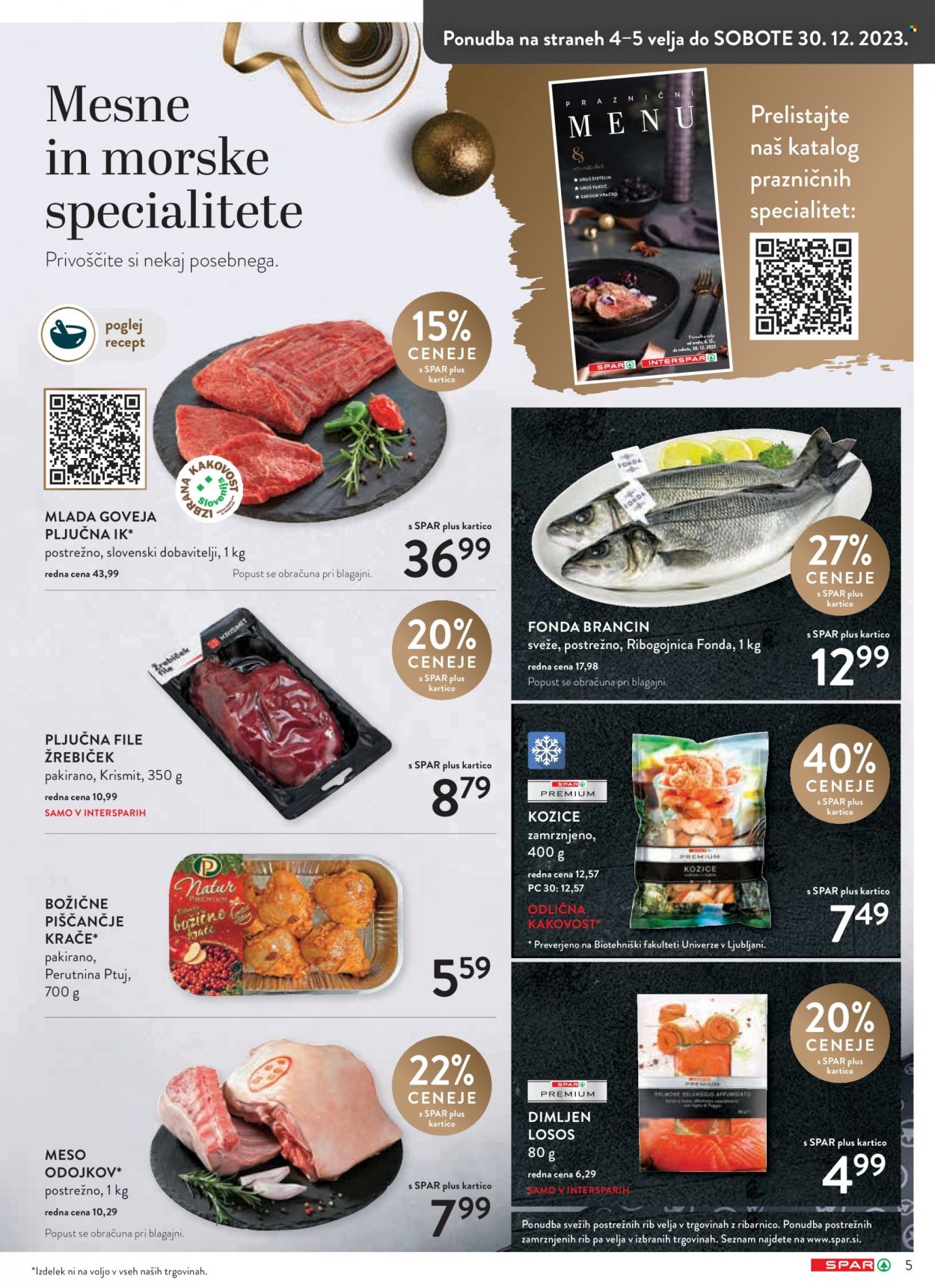 SPAR katalog - 6.12.2023 - 30.12.2023. Stran 5