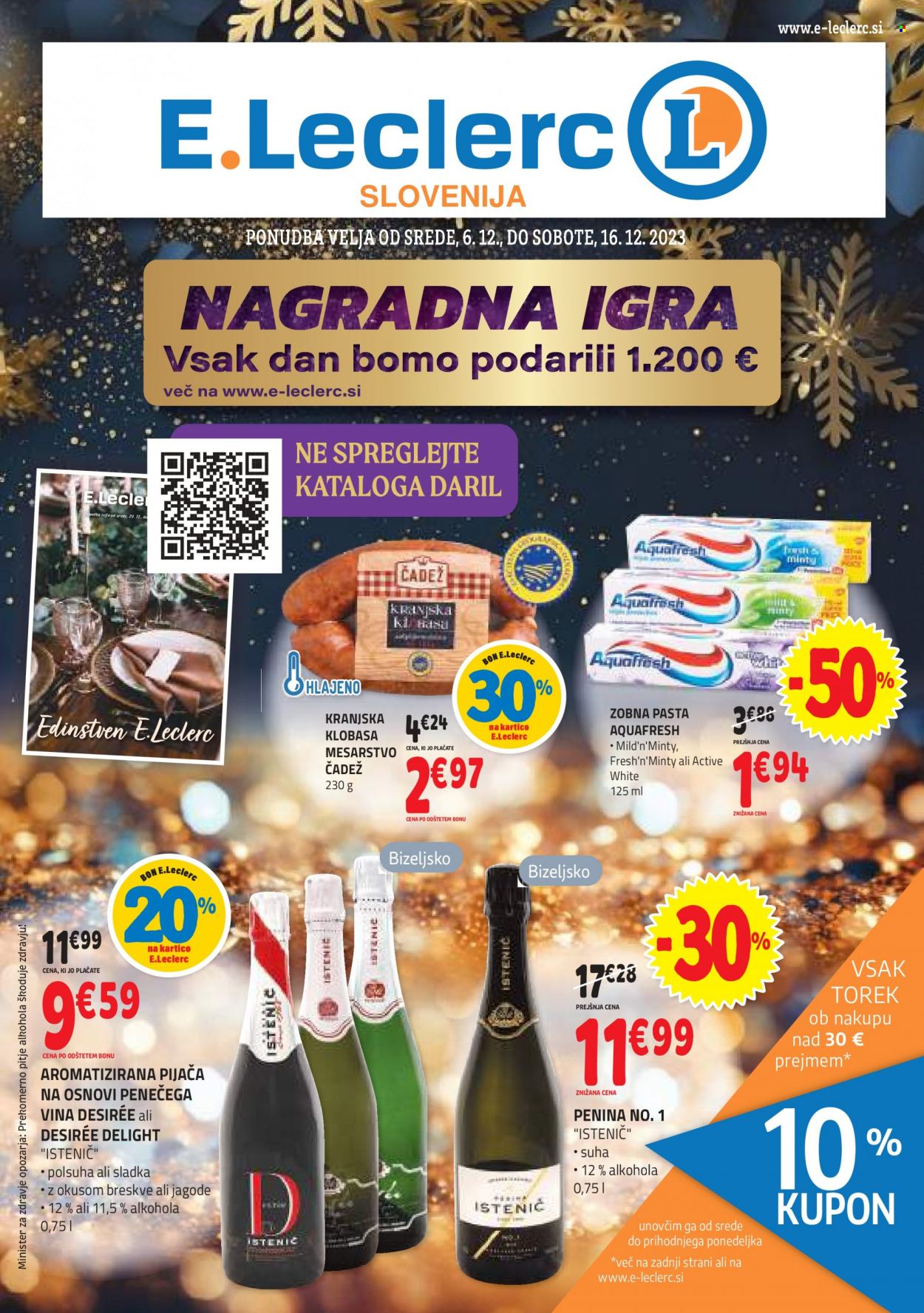 E.Leclerc katalog - 6.12.2023 - 16.12.2023. Stran 1