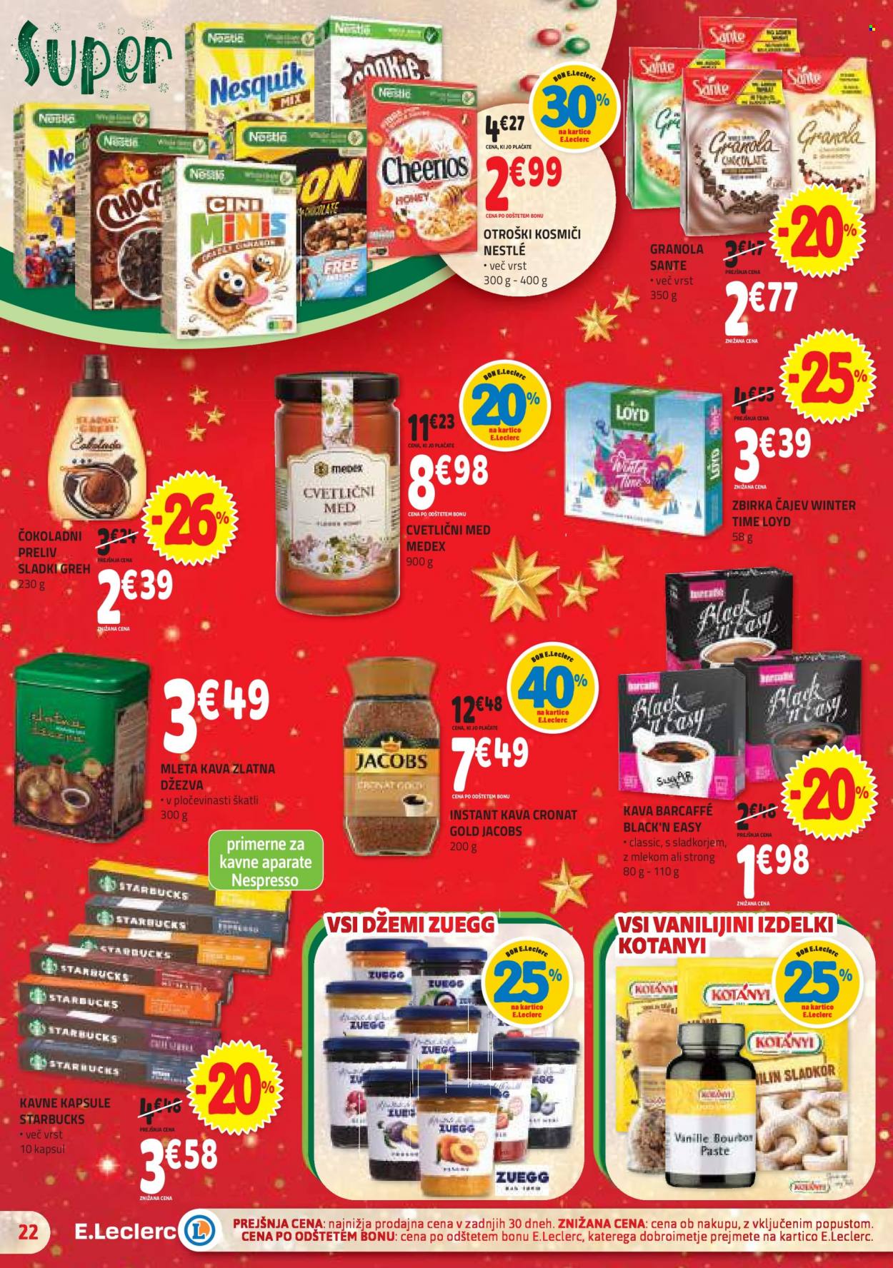 E.Leclerc katalog - 6.12.2023 - 16.12.2023. Stran 22