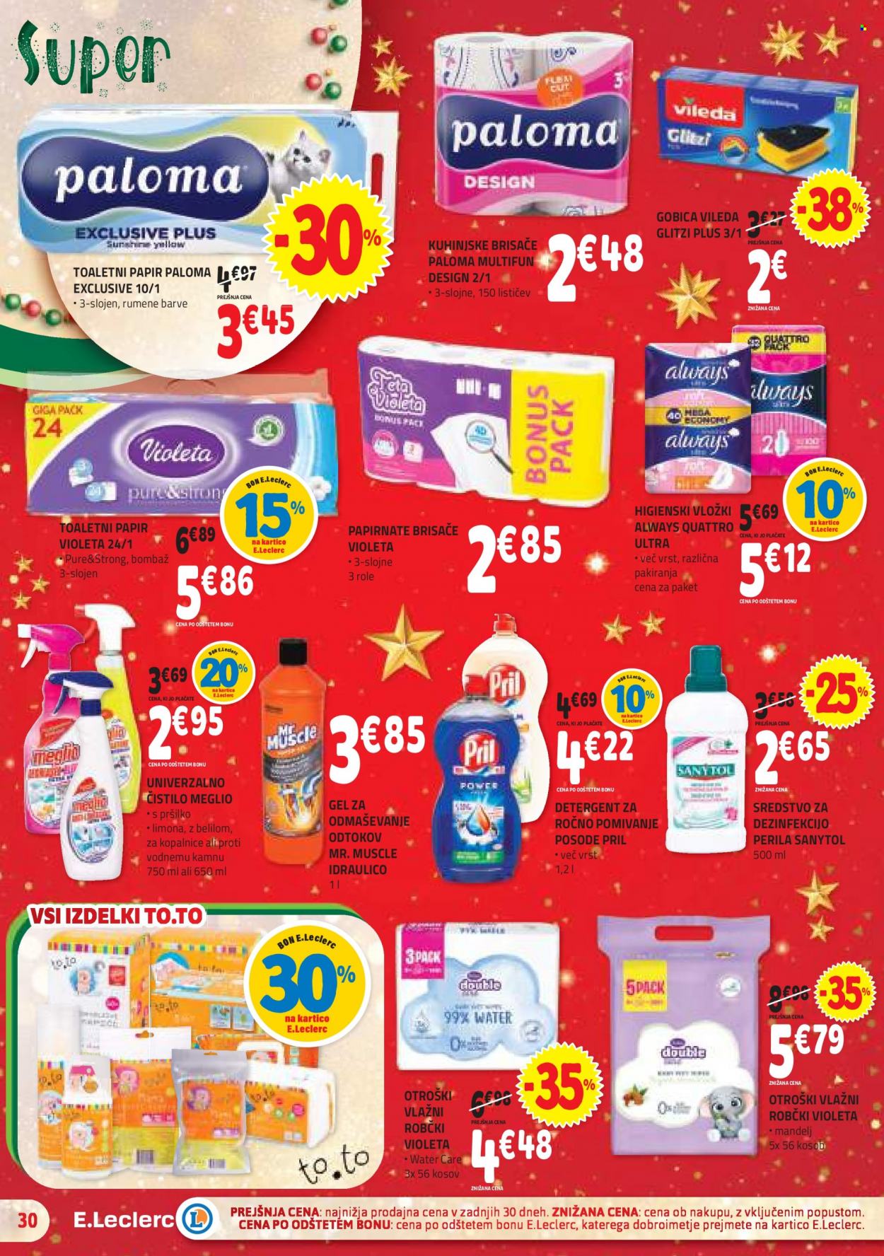 E.Leclerc katalog - 6.12.2023 - 16.12.2023. Stran 30