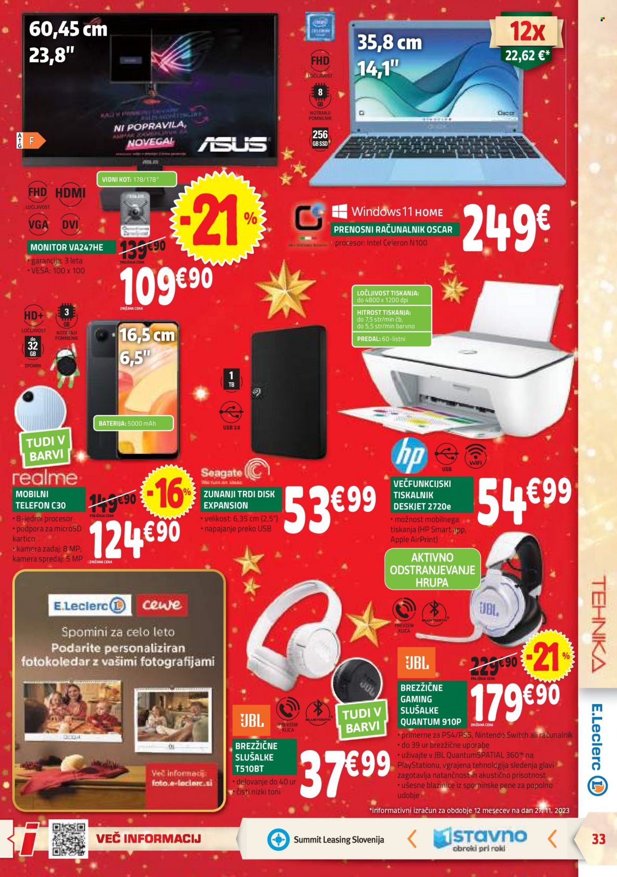 E.Leclerc katalog - 6.12.2023 - 16.12.2023. Stran 33