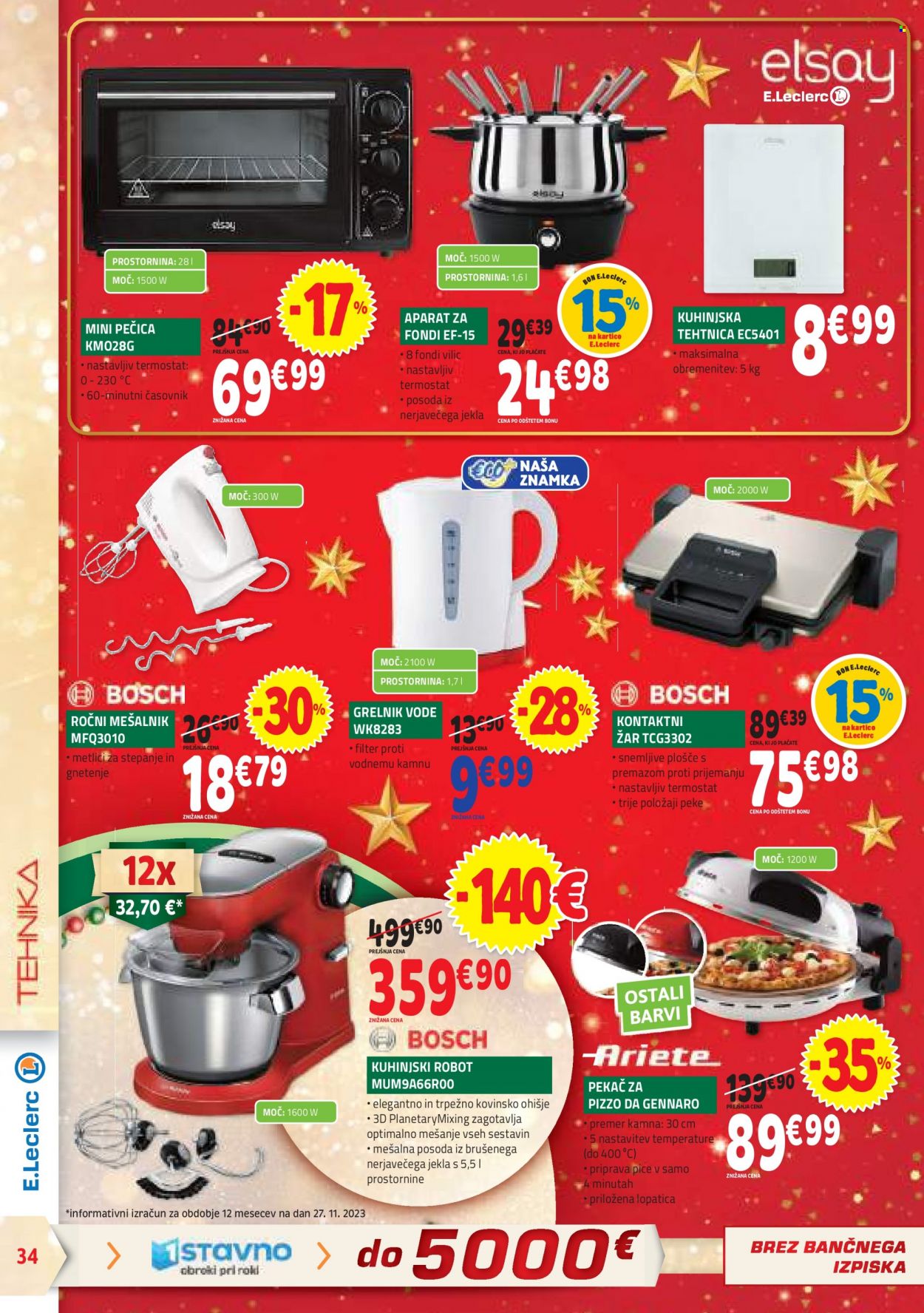 E.Leclerc katalog - 6.12.2023 - 16.12.2023. Stran 34