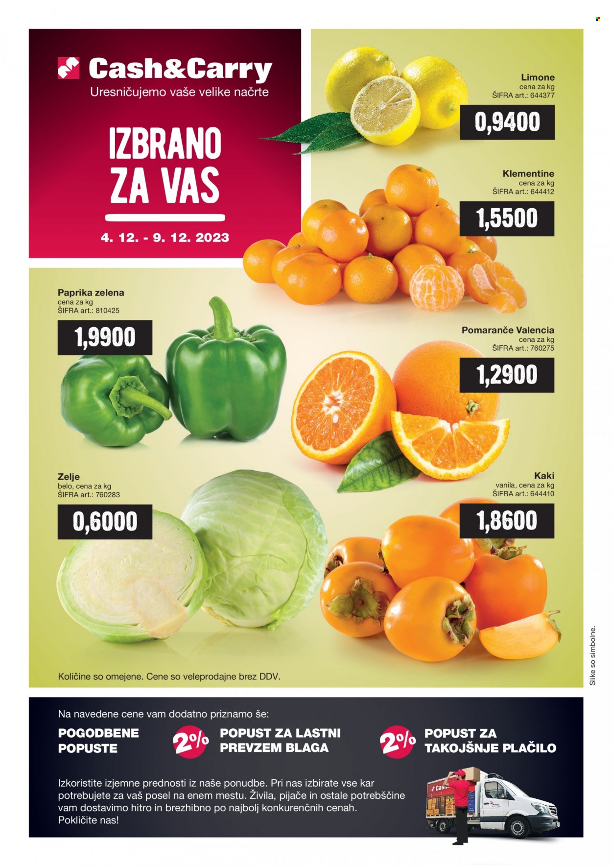 Mercator Cash & Carry katalog - 4.12.2023 - 9.12.2023. Stran 1