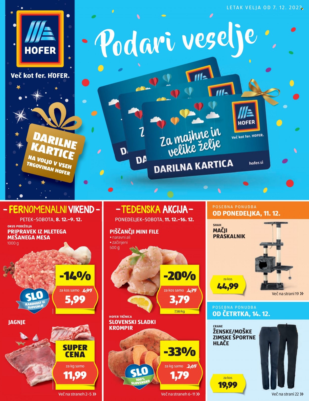 Hofer katalog - 7.12.2023 - 16.12.2023. Stran 1