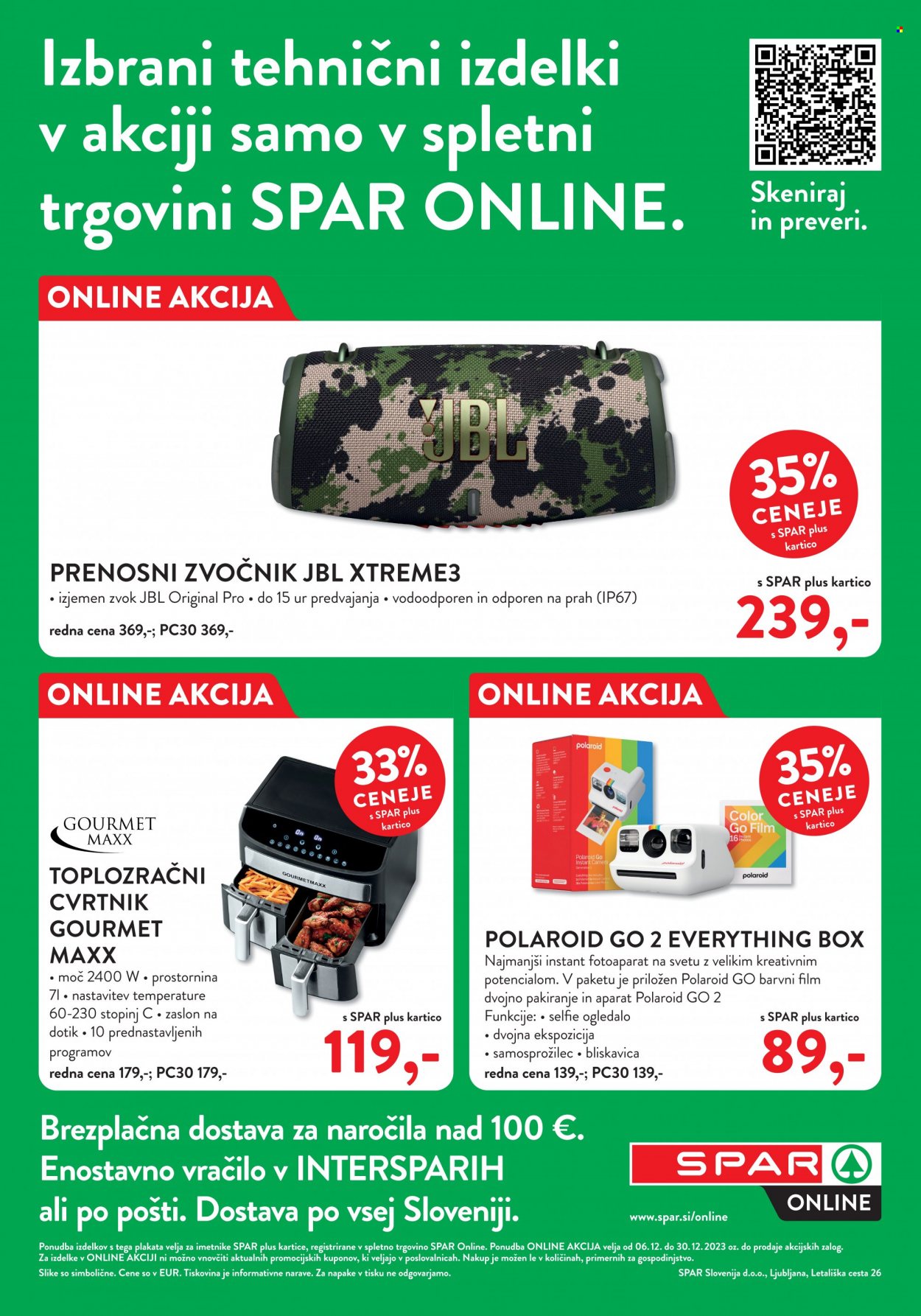 SPAR katalog - 6.12.2023 - 30.12.2023. Stran 1