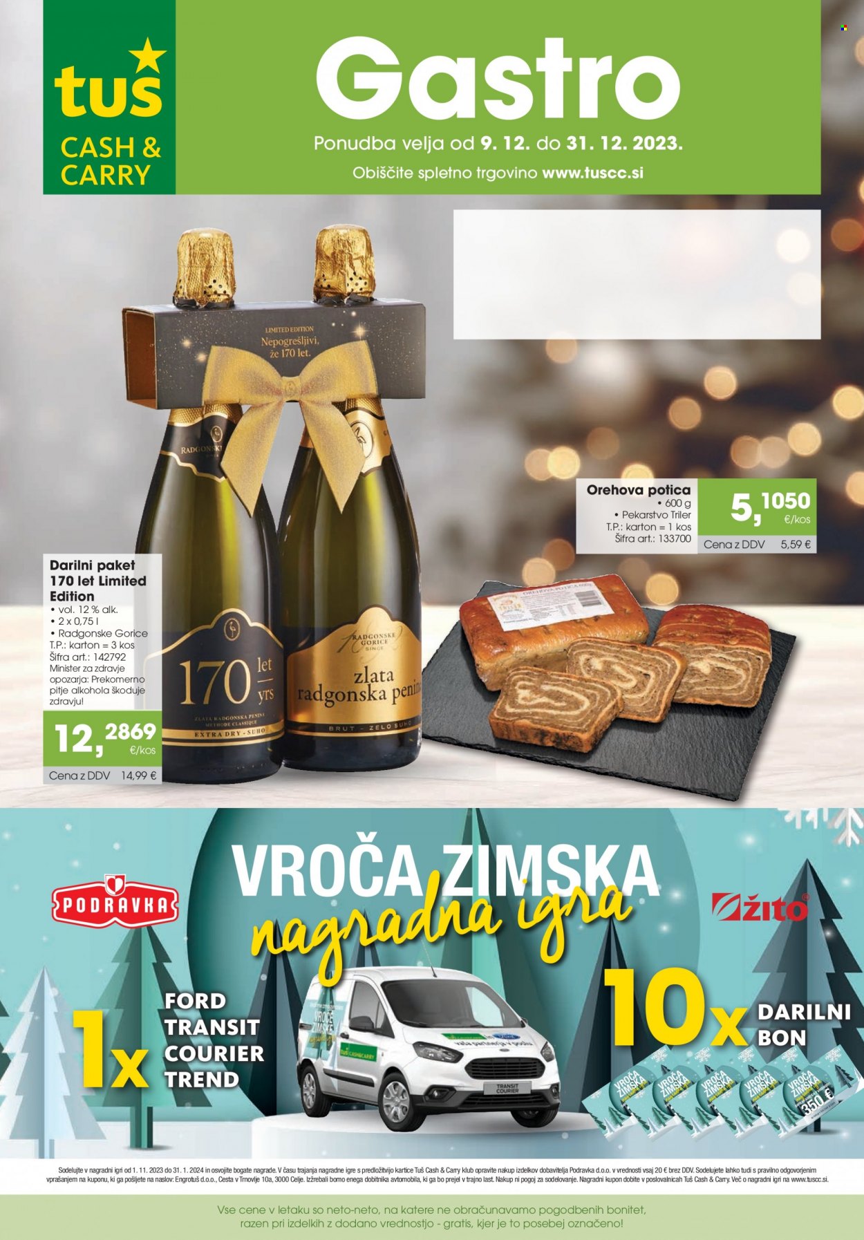 Tuš Cash & Carry katalog - 9.12.2023 - 31.12.2023. Stran 1