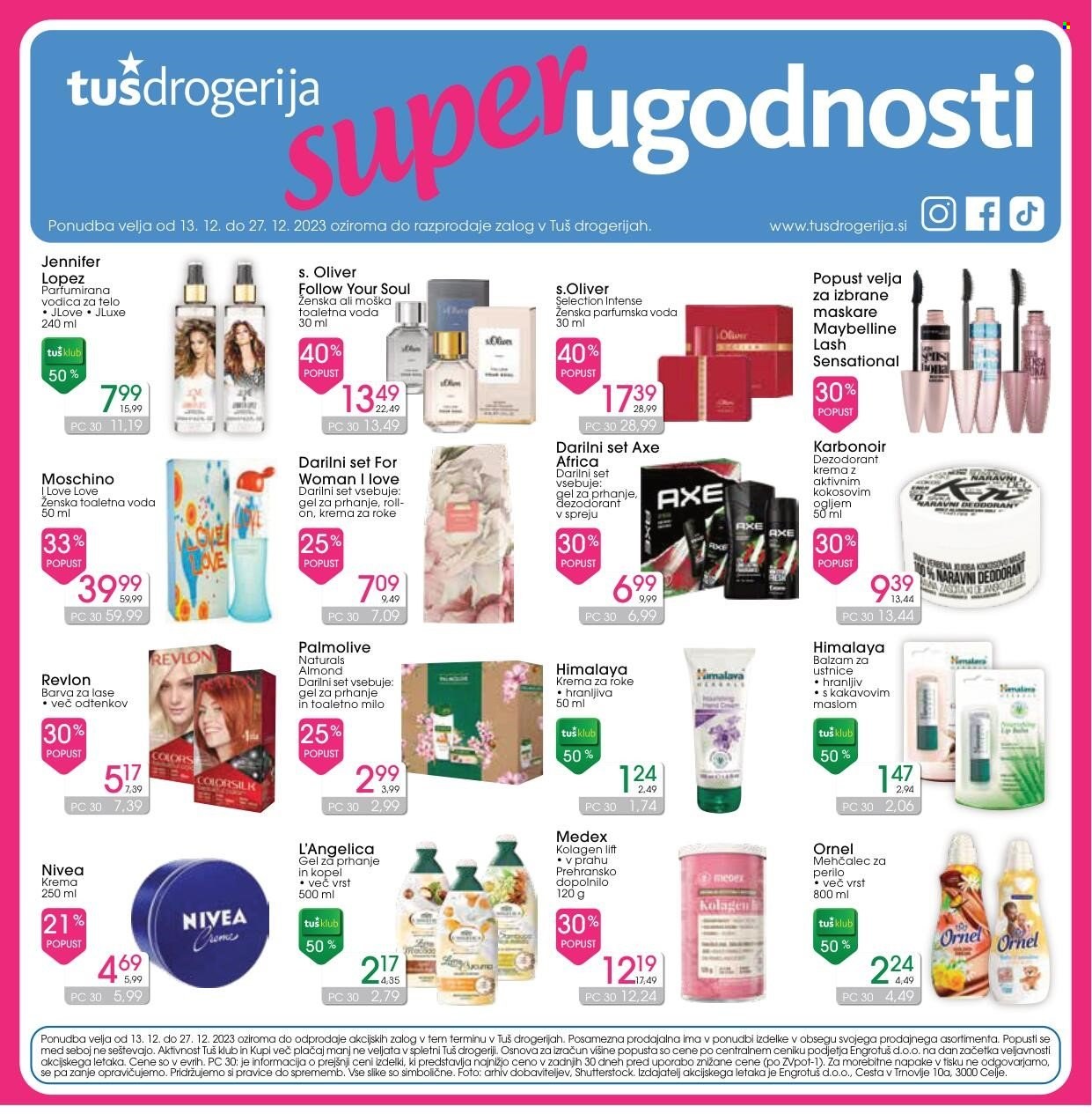 Tuš Drogeria katalog - 13.12.2023 - 27.12.2023. Stran 1
