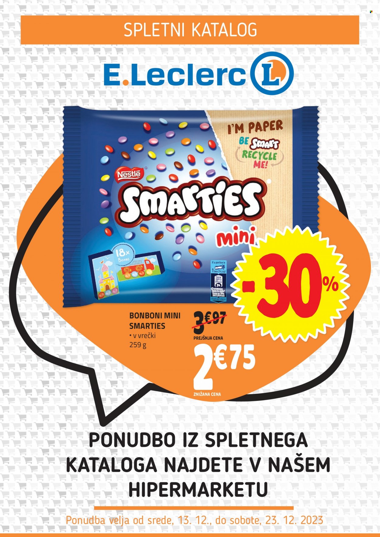 E.Leclerc katalog - 13.12.2023 - 23.12.2023. Stran 1
