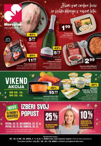 Mercator katalog - 21.12.2023 - 31.12.2023.