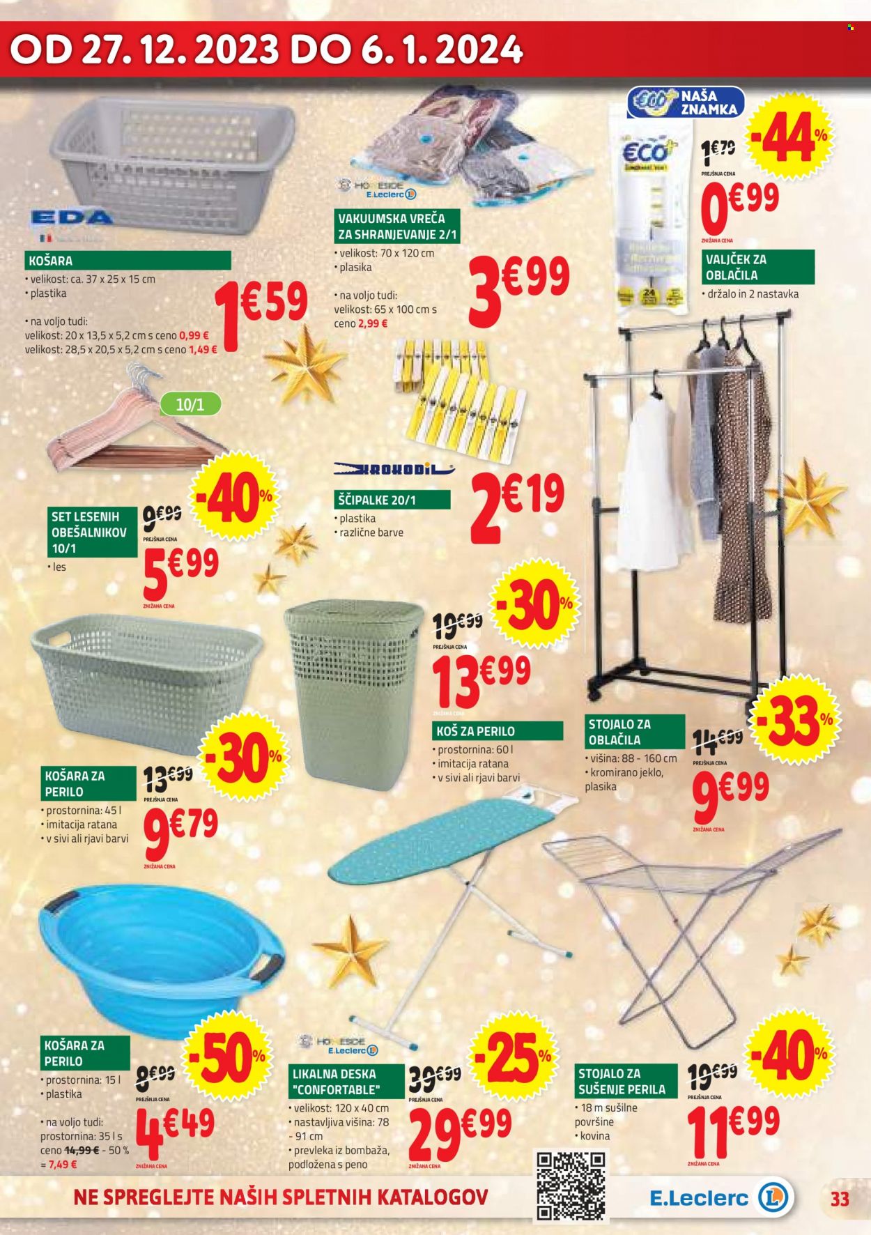 E.Leclerc katalog - 20.12.2023 - 6.1.2024. Stran 33