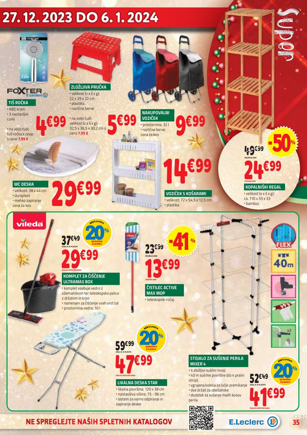 E.Leclerc katalog - 20.12.2023 - 6.1.2024. Stran 35