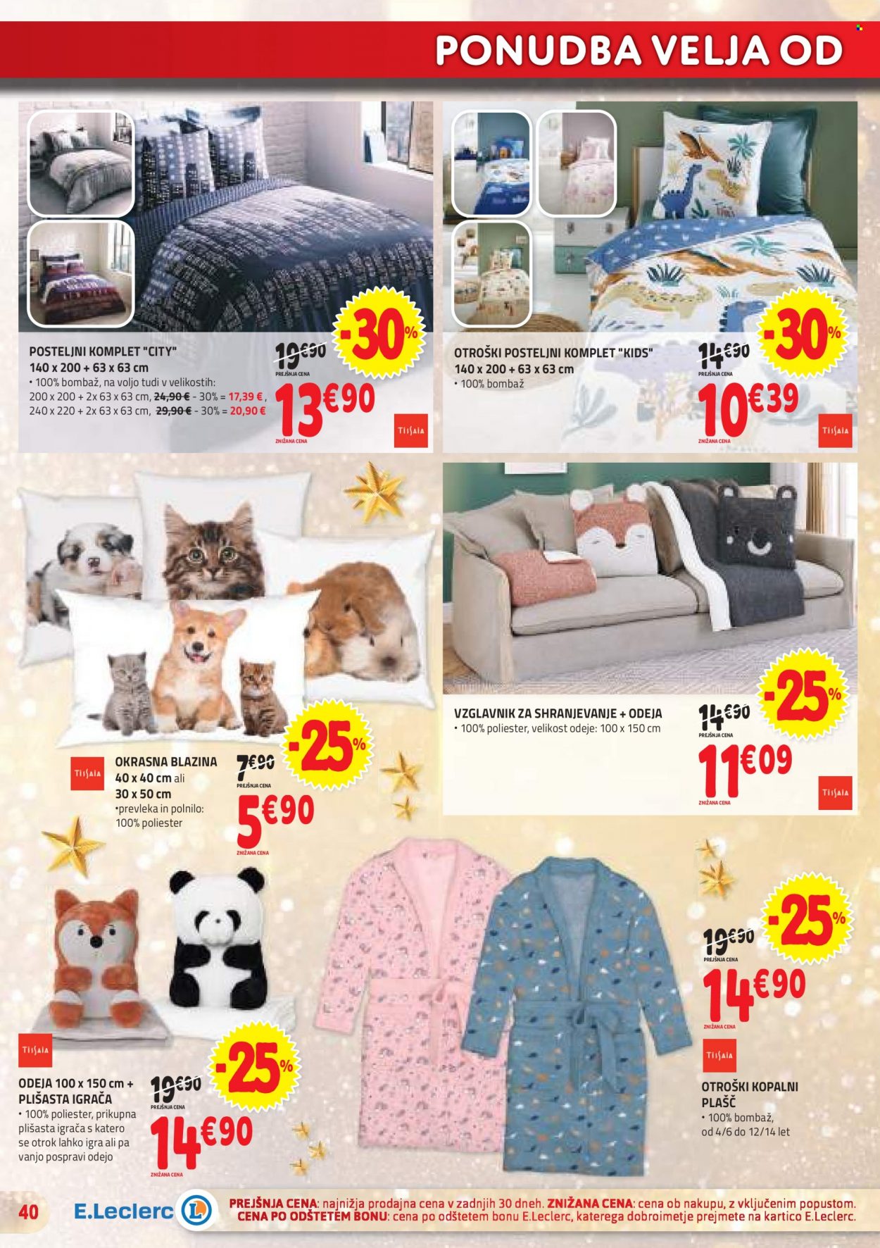 E.Leclerc katalog - 20.12.2023 - 6.1.2024. Stran 40