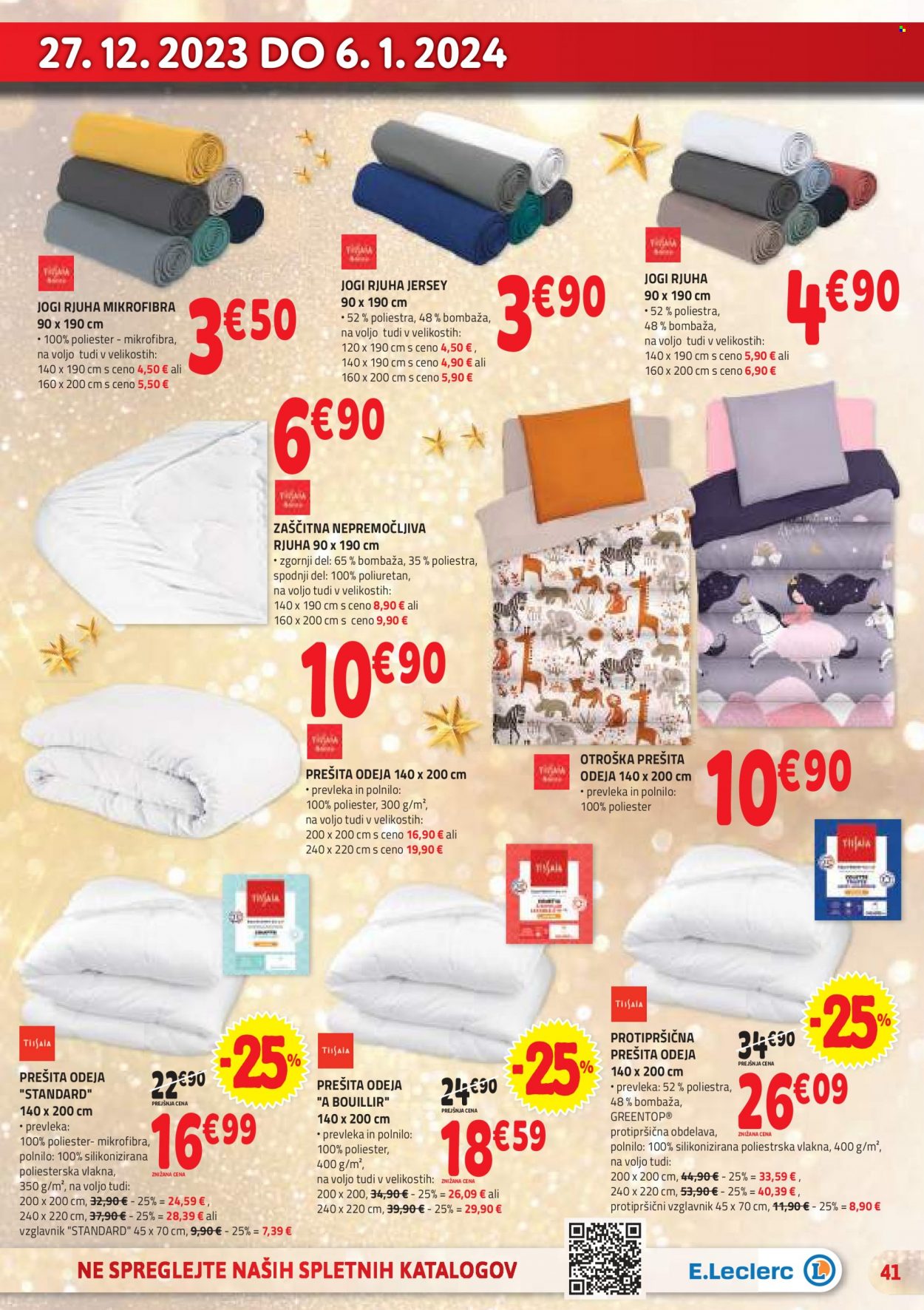 E.Leclerc katalog - 20.12.2023 - 6.1.2024. Stran 41