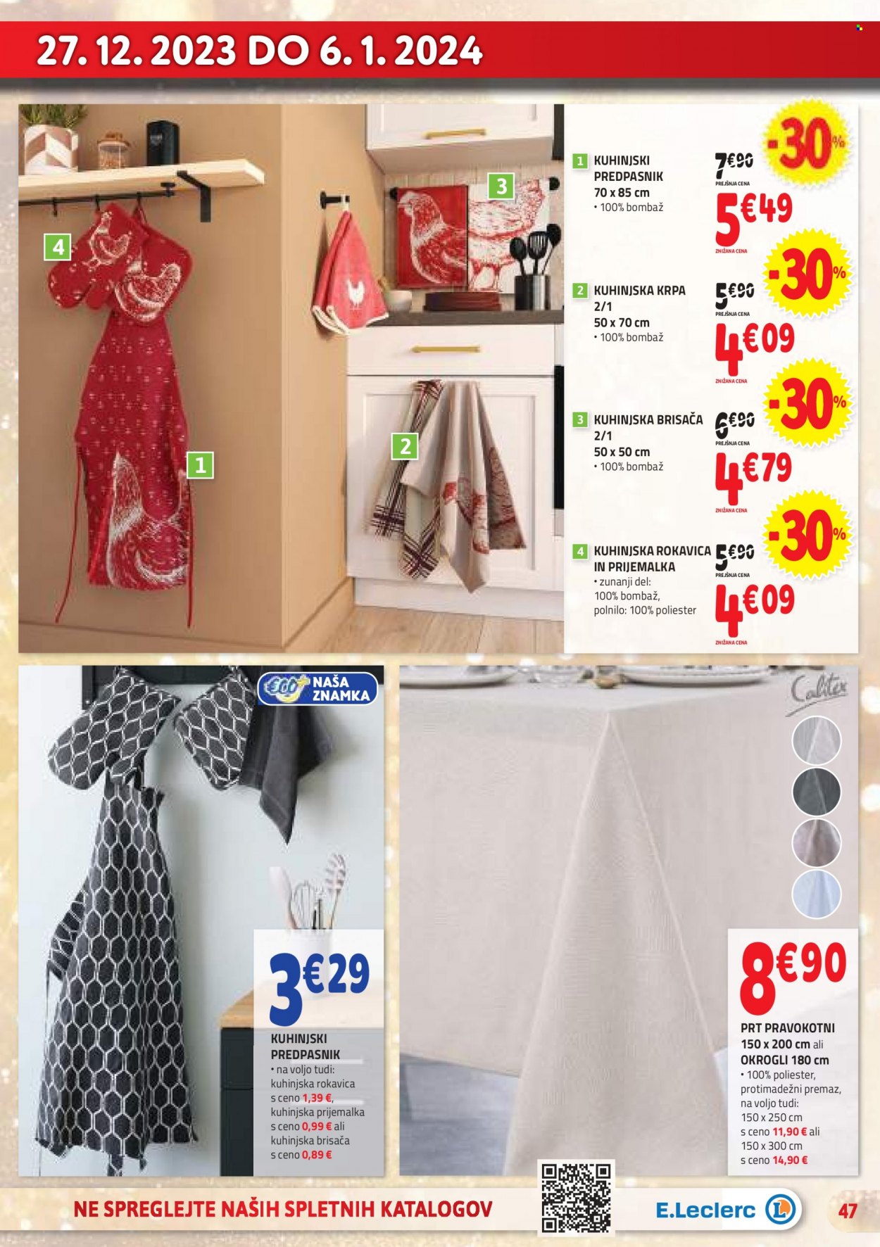 E.Leclerc katalog - 20.12.2023 - 6.1.2024. Stran 47