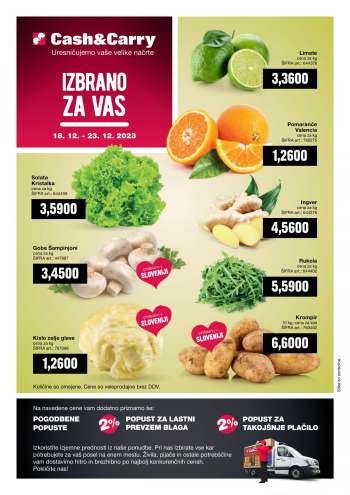 Mercator Cash & Carry katalog - 18.12.2023 - 23.12.2023.