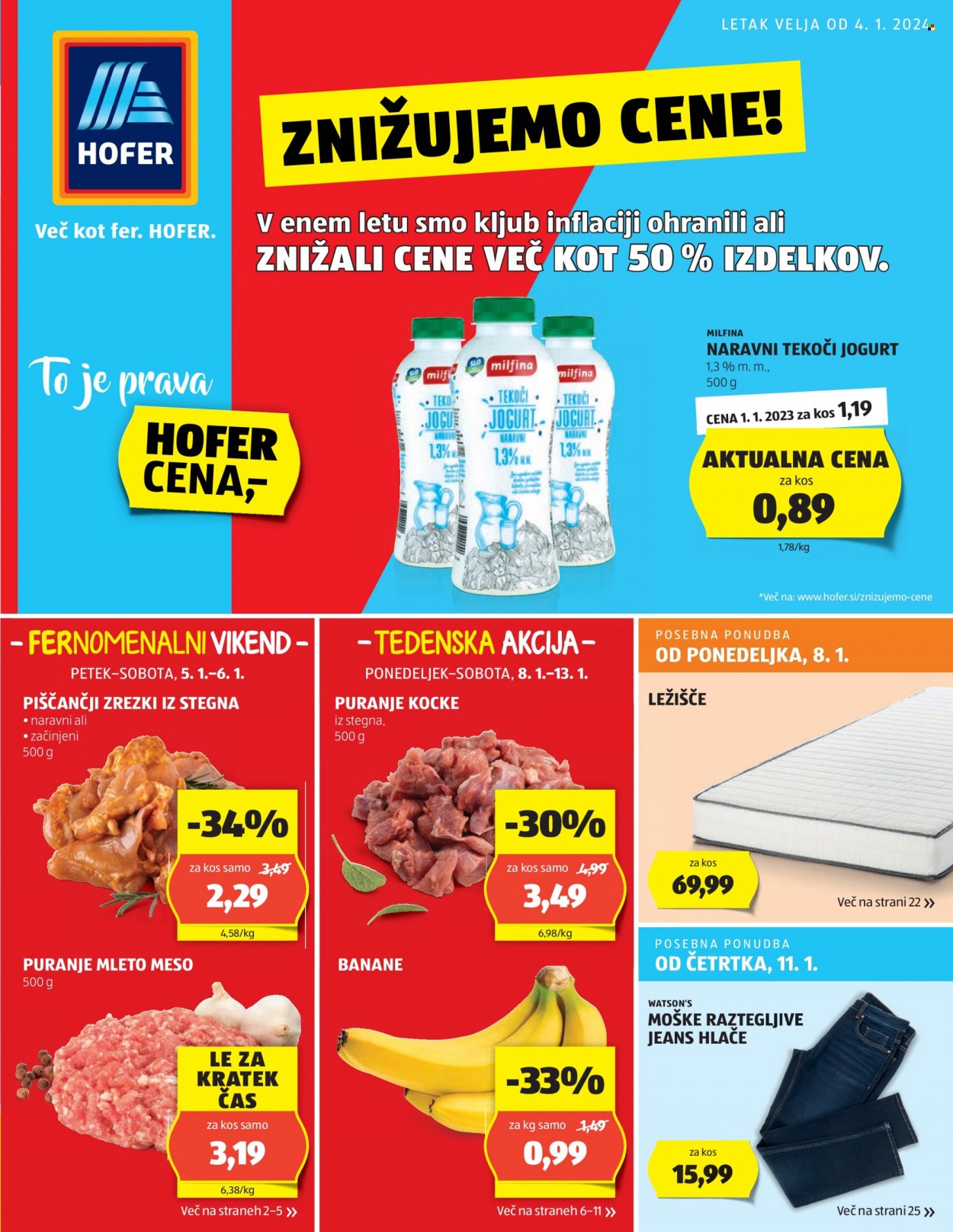 Hofer katalog - 4.1.2024 - 13.1.2024. Stran 1