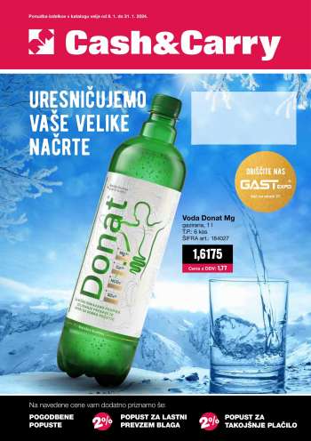 Mercator Cash & Carry katalog - 8.1.2024 - 31.1.2024.