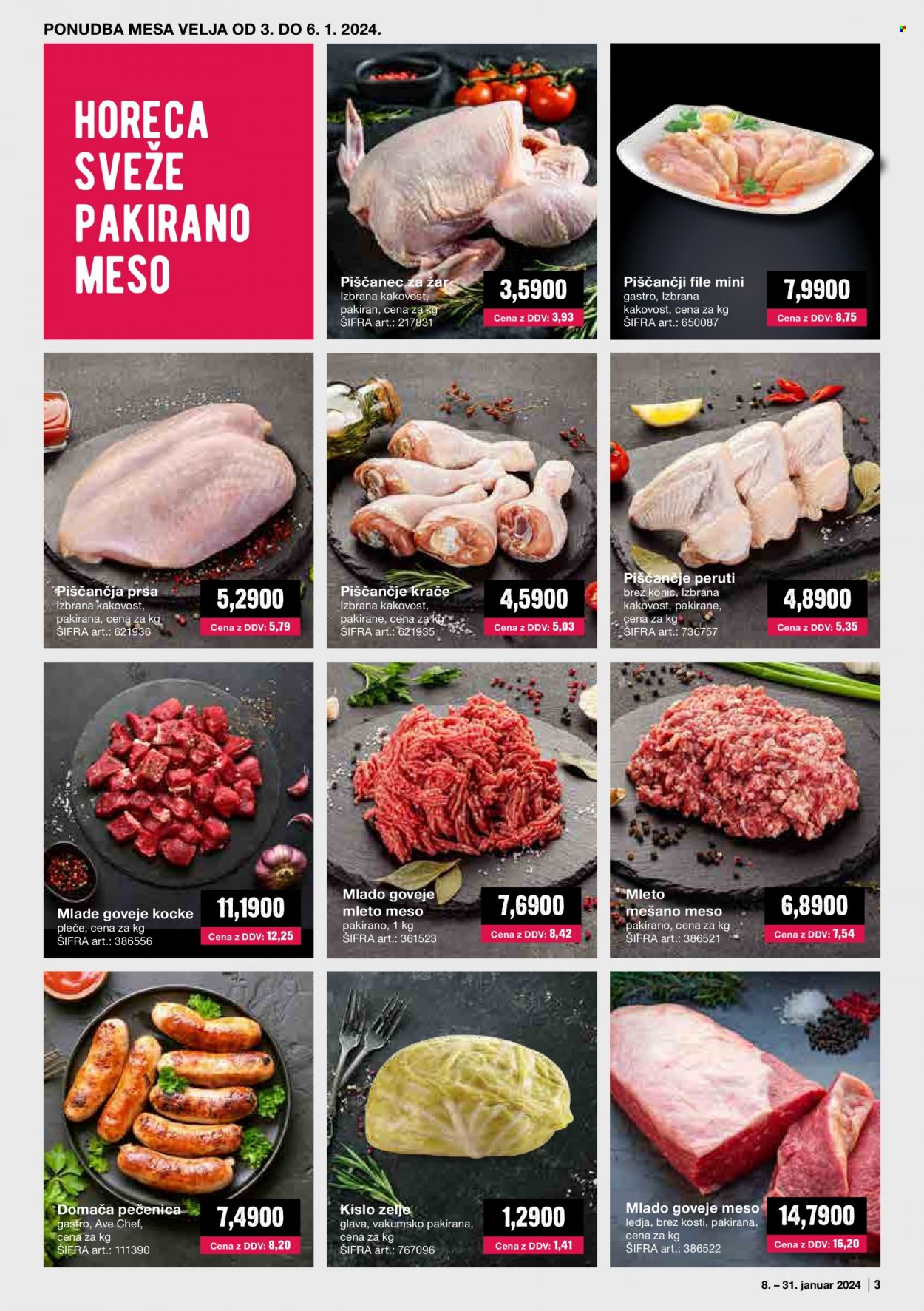 Mercator Cash & Carry katalog - 8.1.2024 - 31.1.2024. Stran 3