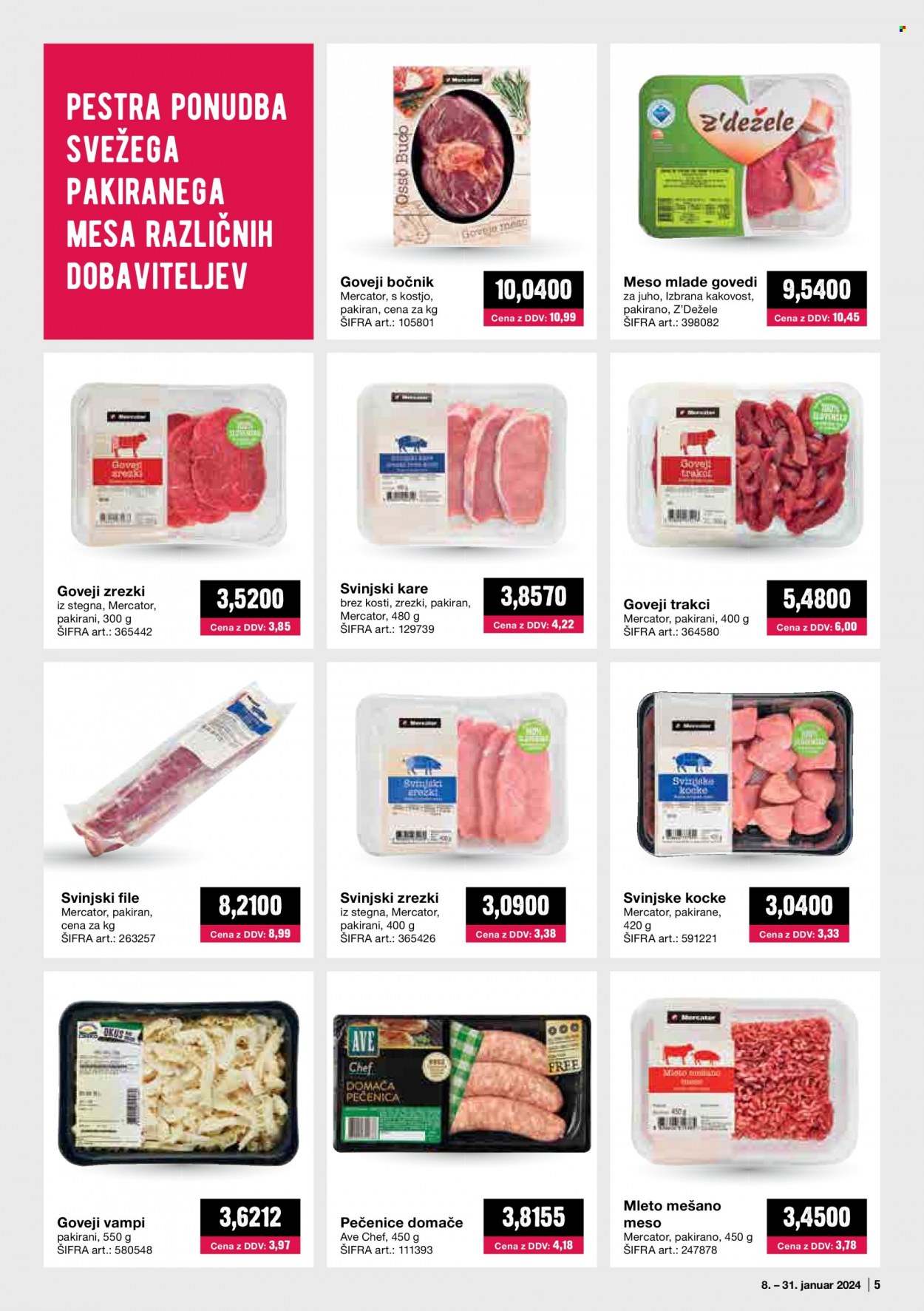 Mercator Cash & Carry katalog - 8.1.2024 - 31.1.2024. Stran 5