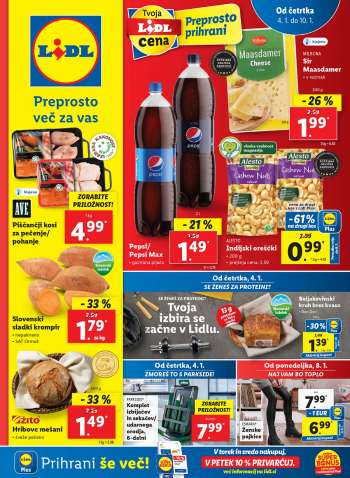 Lidl katalog - 4.1.2024 - 10.1.2024.