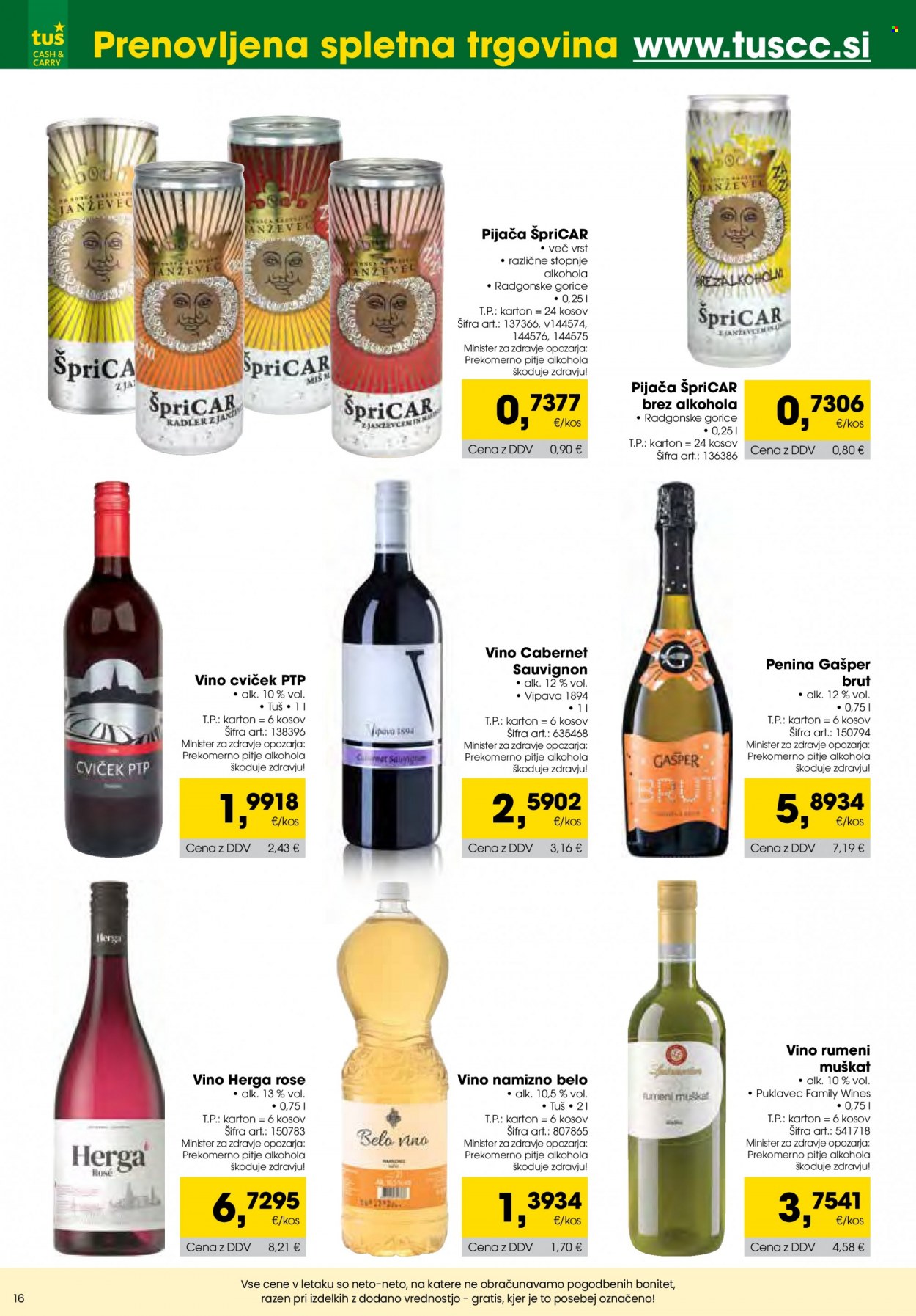 Tuš Cash & Carry katalog - 1.1.2024 - 31.1.2024. Stran 16