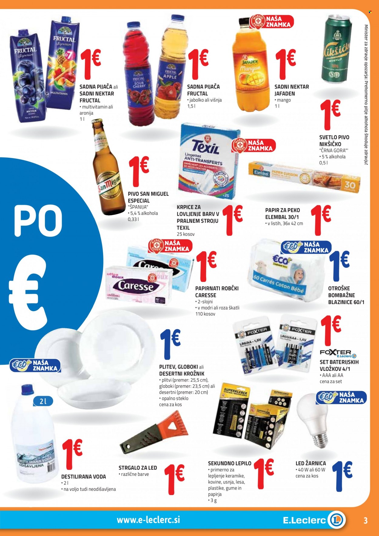 E.Leclerc katalog - 3.1.2024 - 13.1.2024. Stran 3