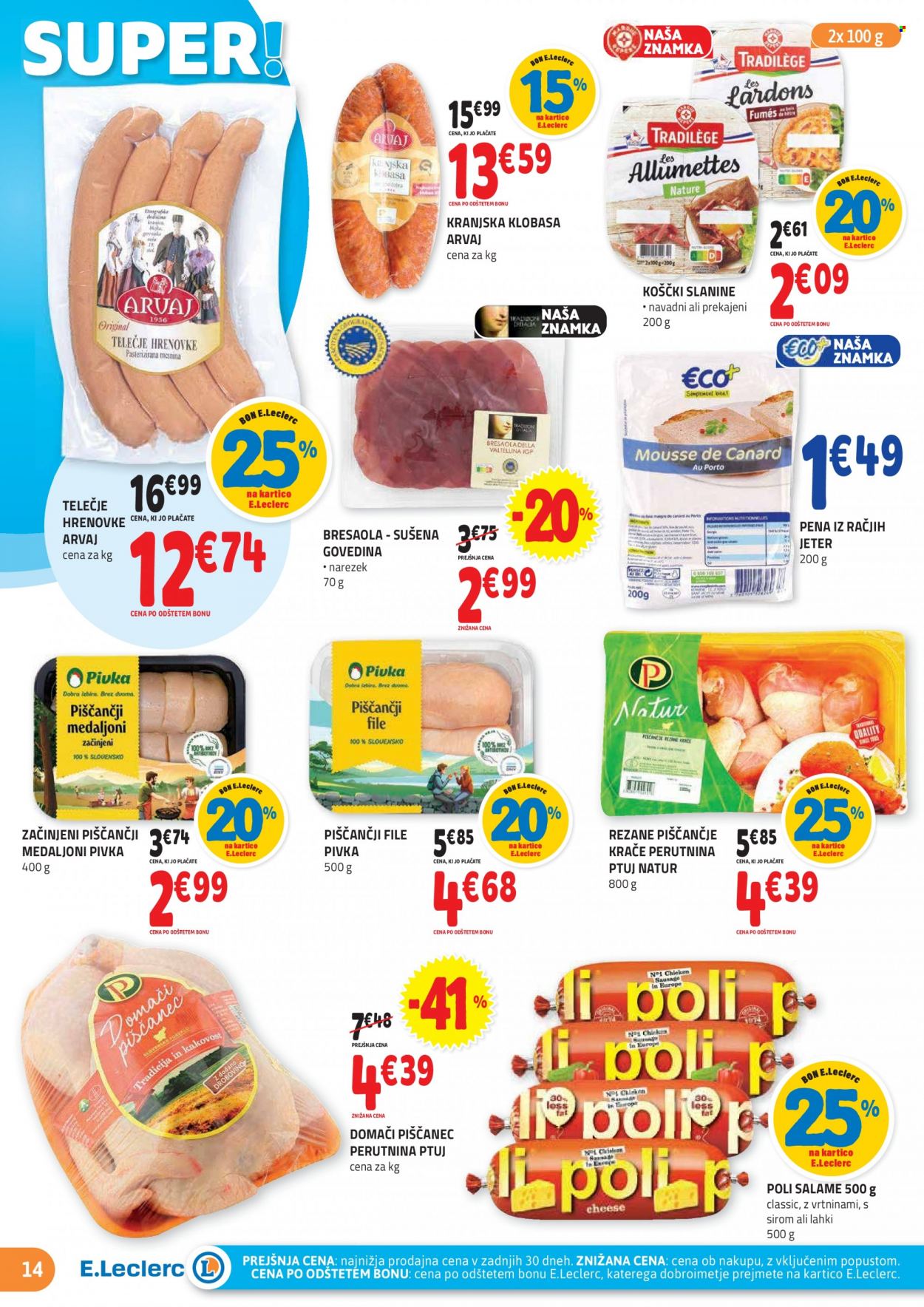 E.Leclerc katalog - 3.1.2024 - 13.1.2024. Stran 14