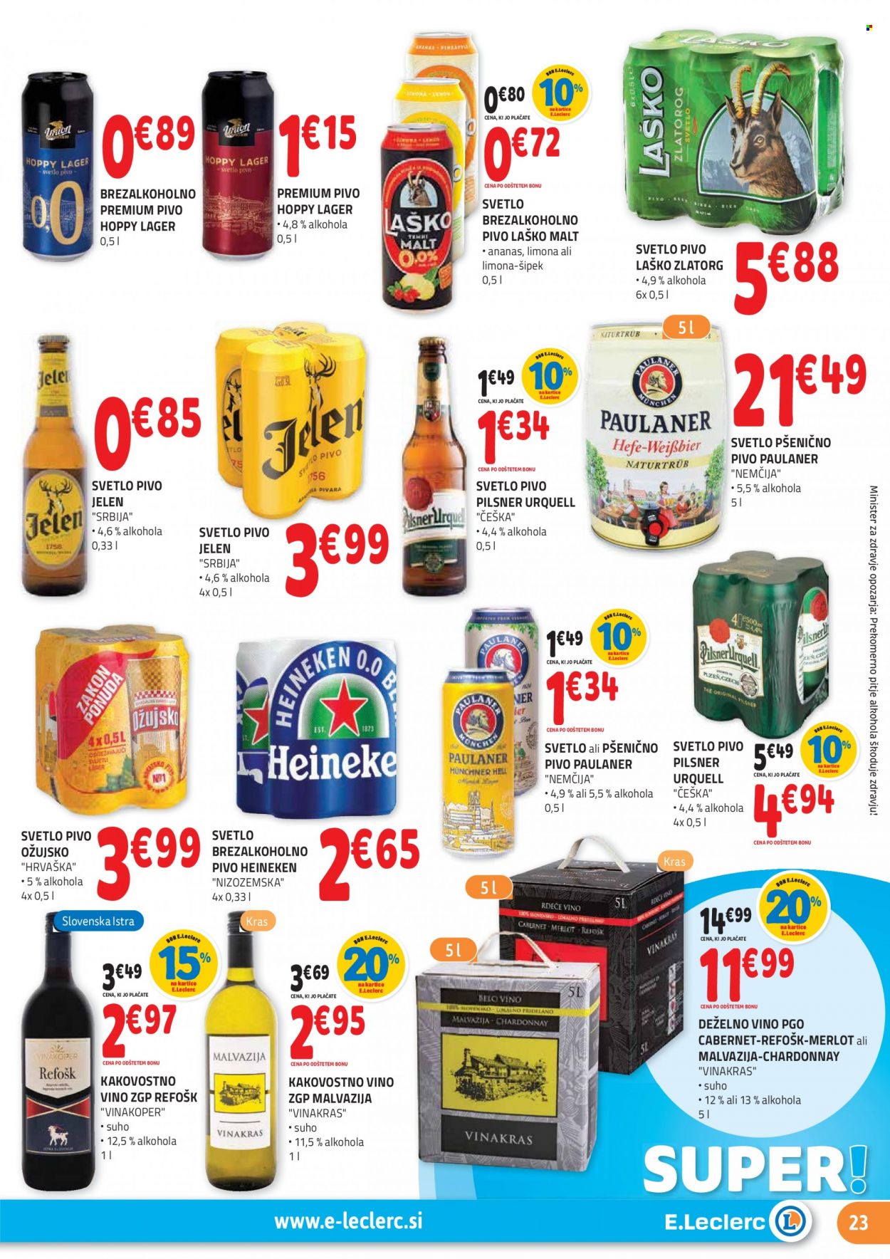 E.Leclerc katalog - 3.1.2024 - 13.1.2024. Stran 23