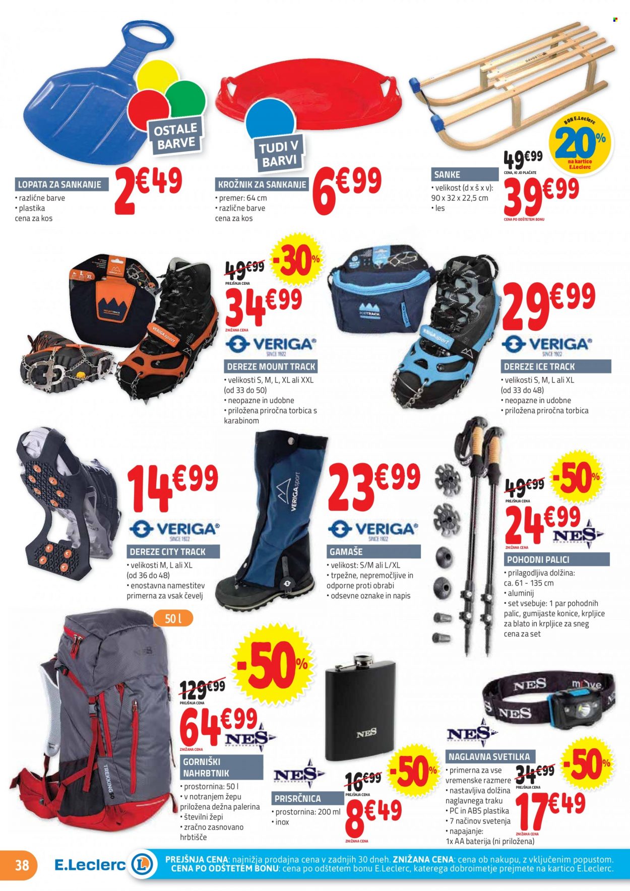E.Leclerc katalog - 3.1.2024 - 13.1.2024. Stran 38