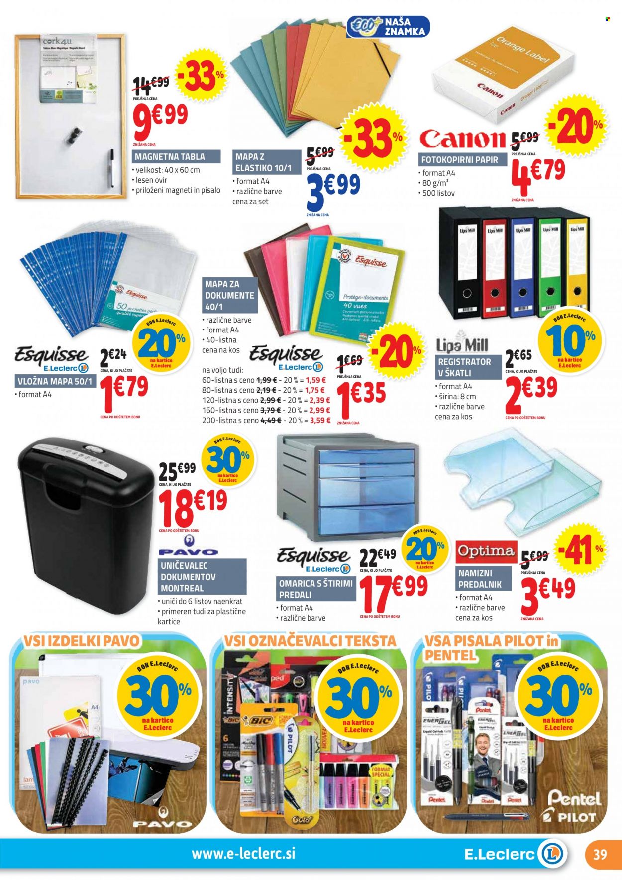 E.Leclerc katalog - 3.1.2024 - 13.1.2024. Stran 39