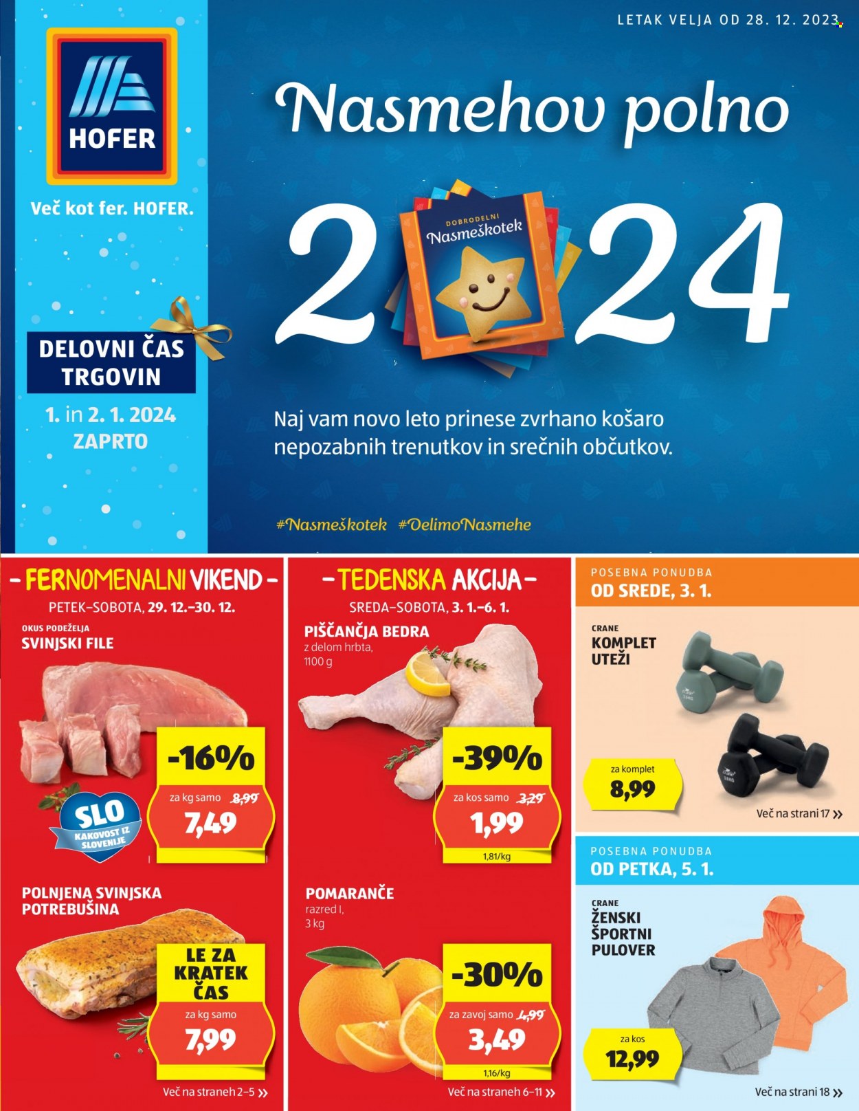 Hofer katalog - 28.11.2023 - 6.1.2024. Stran 1