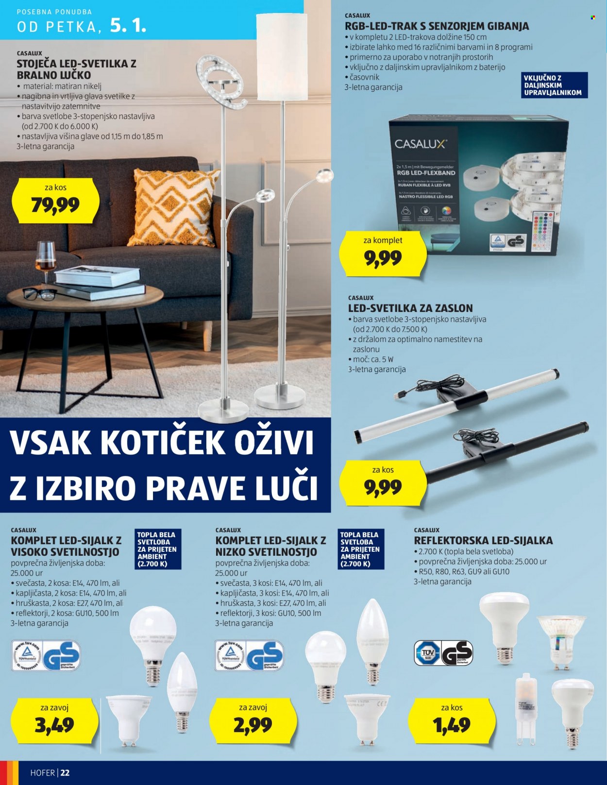 Hofer katalog - 28.11.2023 - 6.1.2024. Stran 22