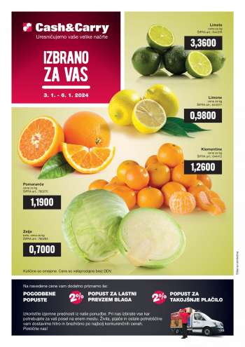 Mercator Cash & Carry katalog - 3.1.2024 - 6.1.2024.
