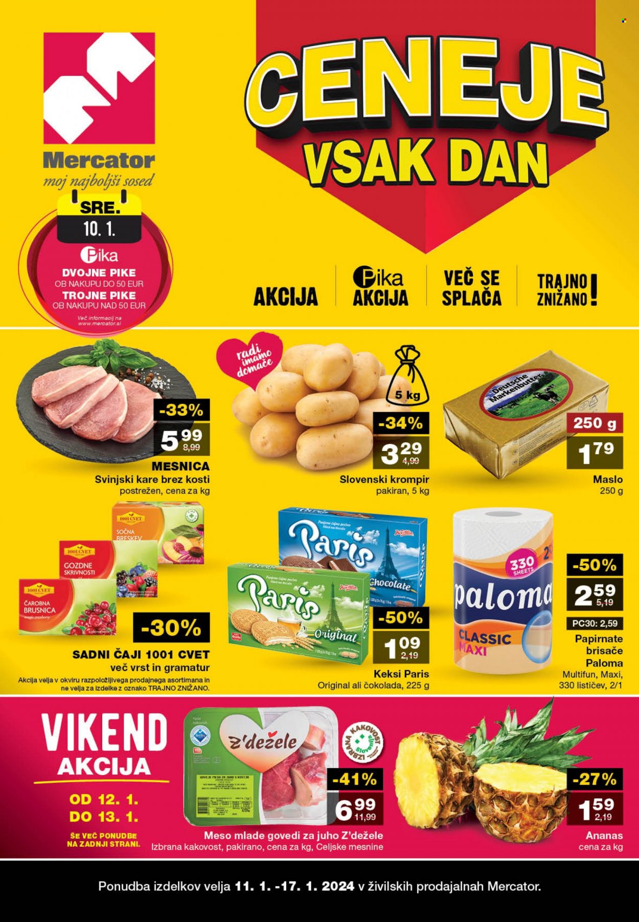 Mercator katalog - 11.1.2024 - 17.1.2024. Stran 1