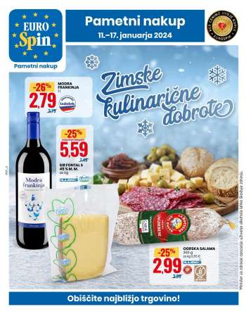 EuroSpin katalog - 11.1.2024 - 17.1.2024.