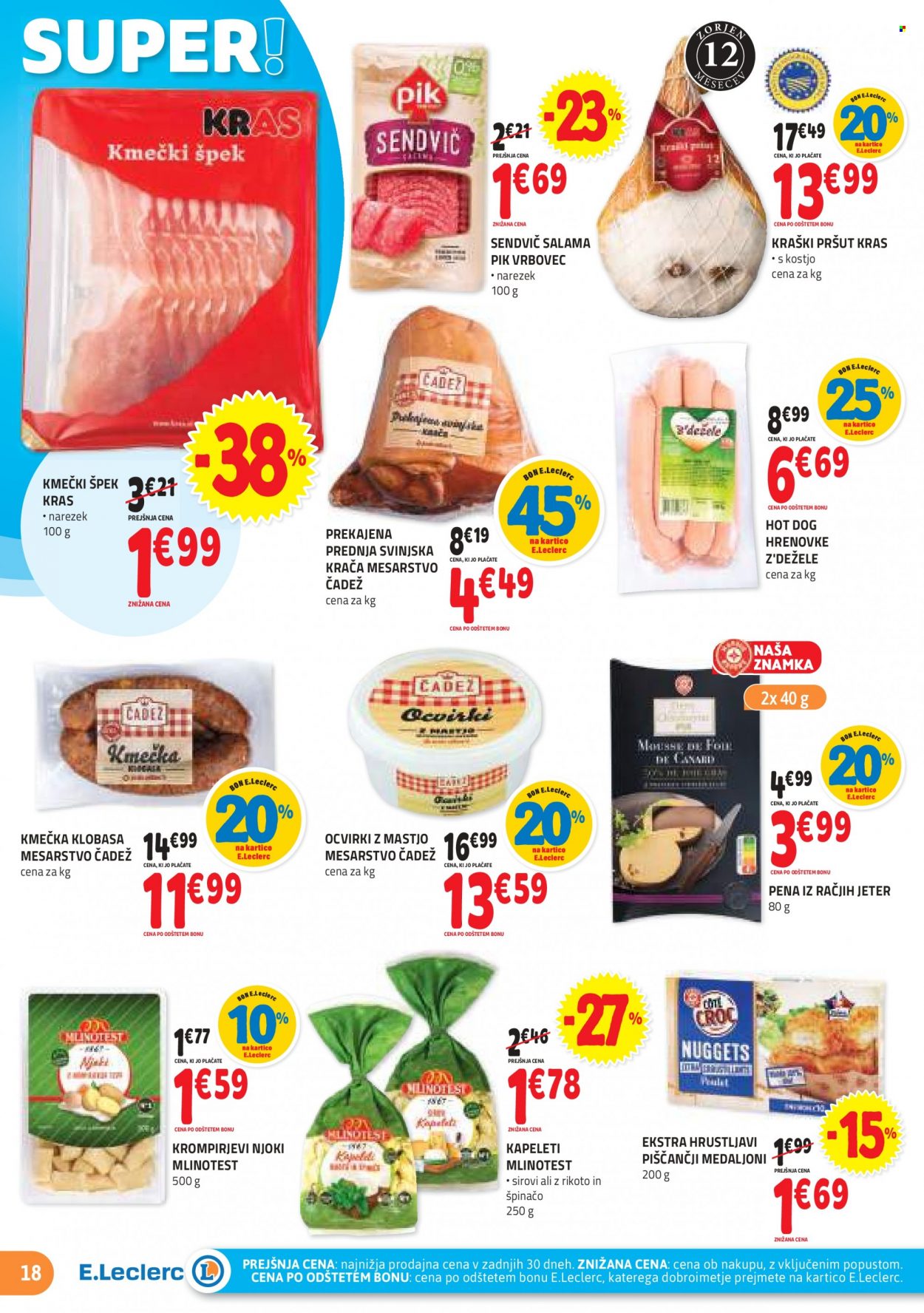 E.Leclerc katalog - 10.1.2024 - 20.1.2024. Stran 18
