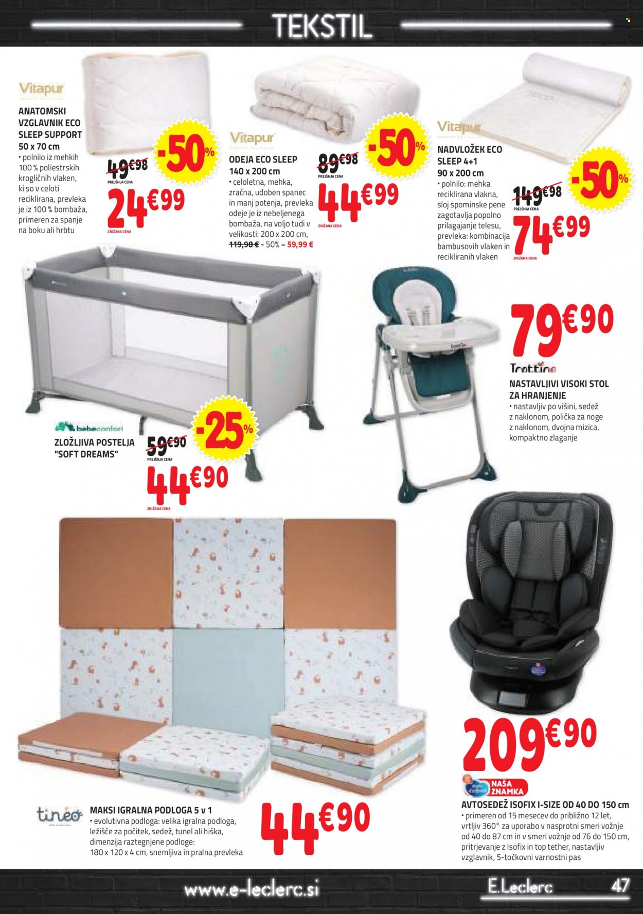 E.Leclerc katalog - 10.1.2024 - 20.1.2024. Stran 47