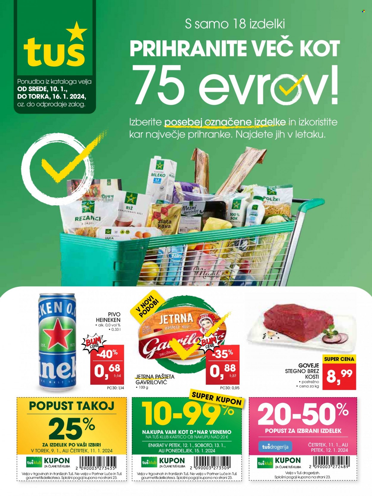 Tuš katalog - 10.1.2024 - 16.1.2024. Stran 1