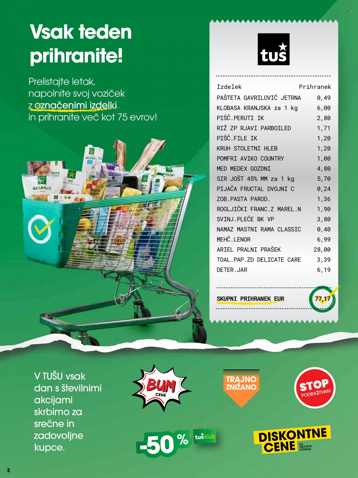 Tuš katalog - 10.1.2024 - 16.1.2024. Stran 2
