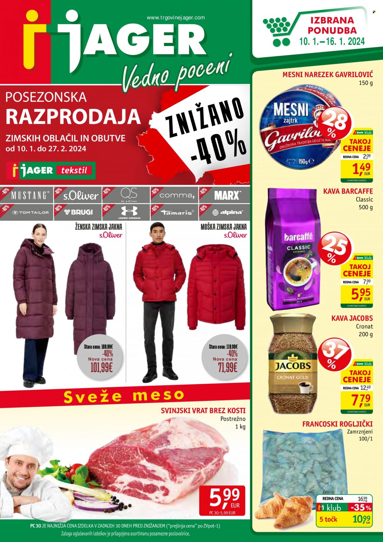 JAGER katalog - 10.1.2024 - 16.1.2024. Stran 1