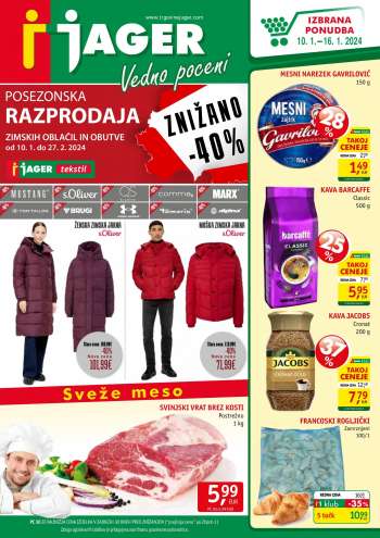JAGER katalog - 10.1.2024 - 16.1.2024.