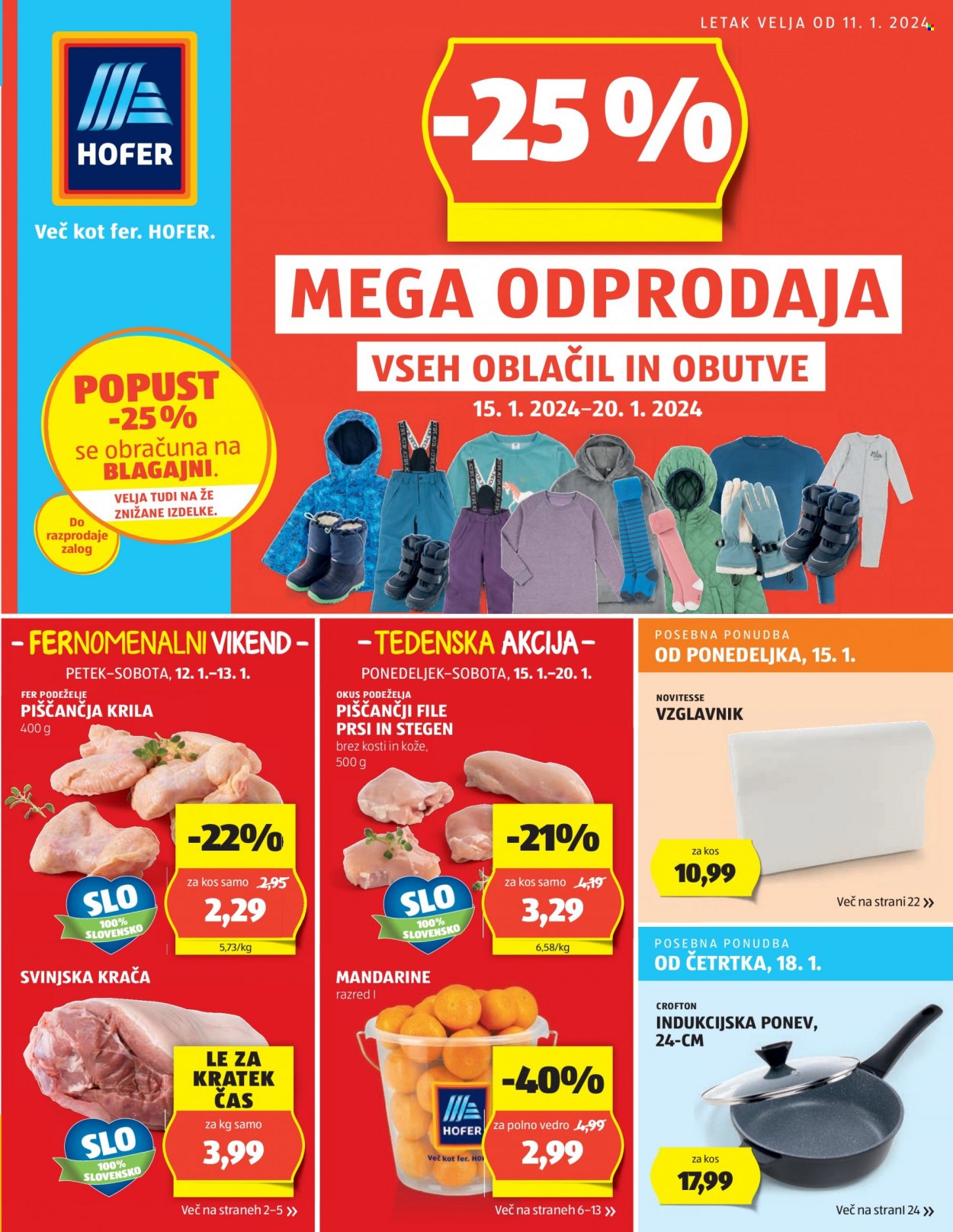 Hofer katalog - 11.1.2024 - 20.1.2024. Stran 1