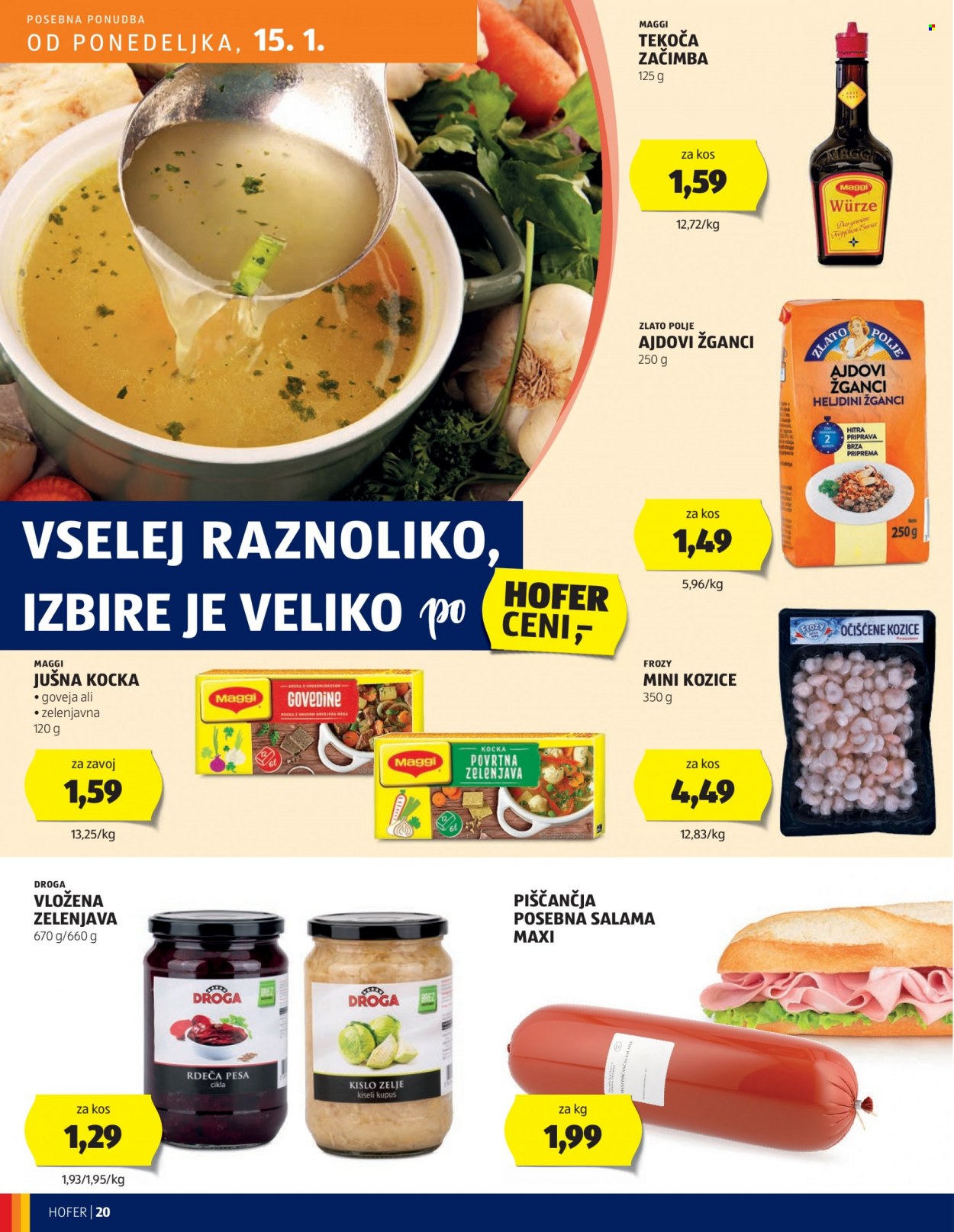 Hofer katalog - 11.1.2024 - 20.1.2024. Stran 20