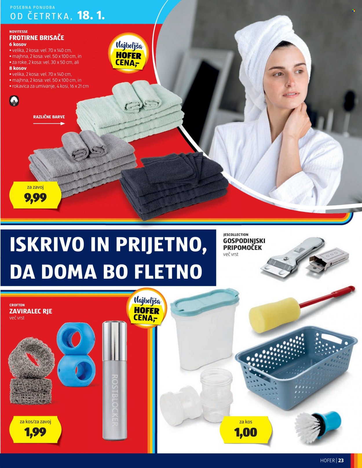 Hofer katalog - 11.1.2024 - 20.1.2024. Stran 23